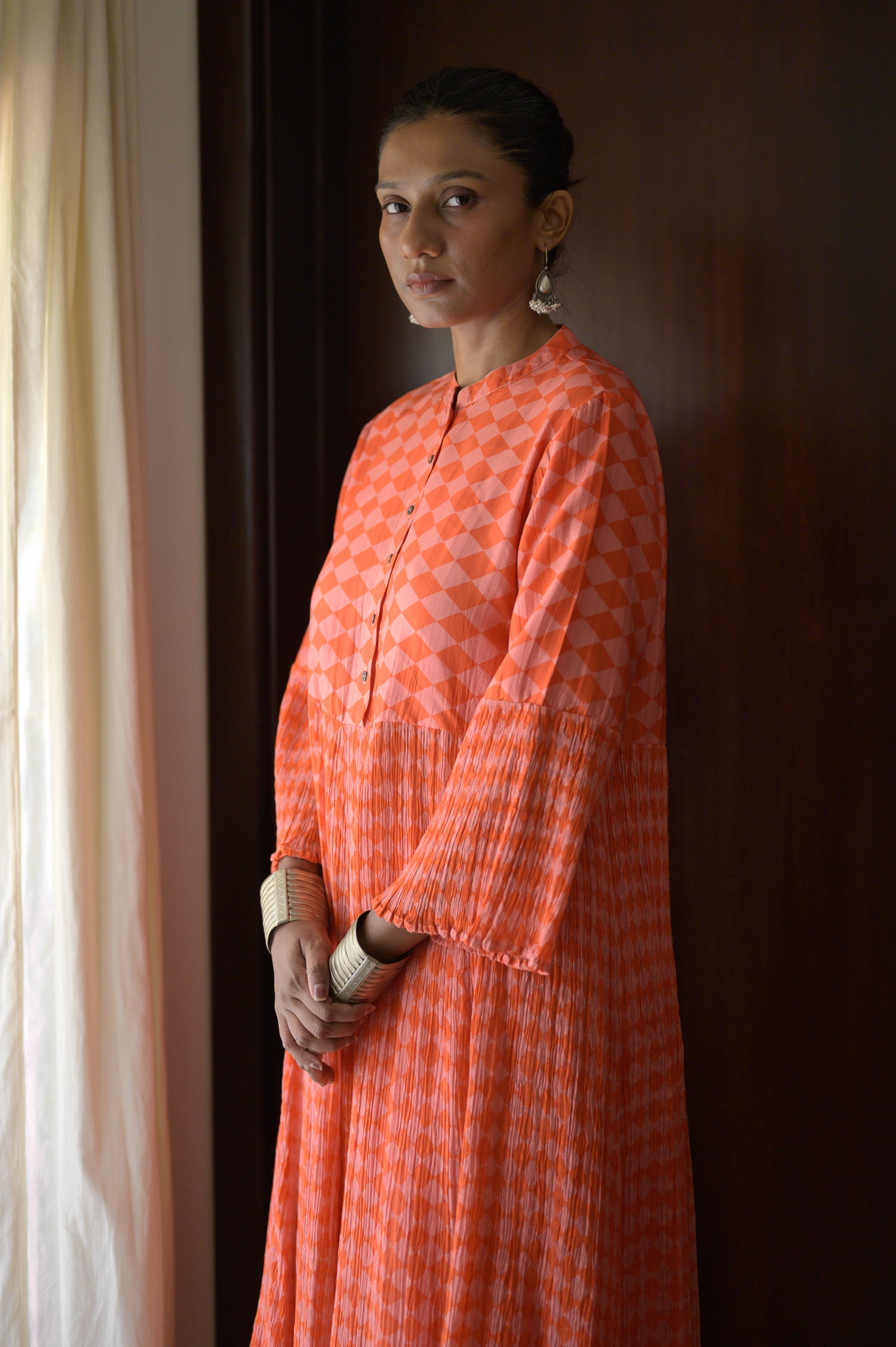 Layla Kurta | Small Diamonds
