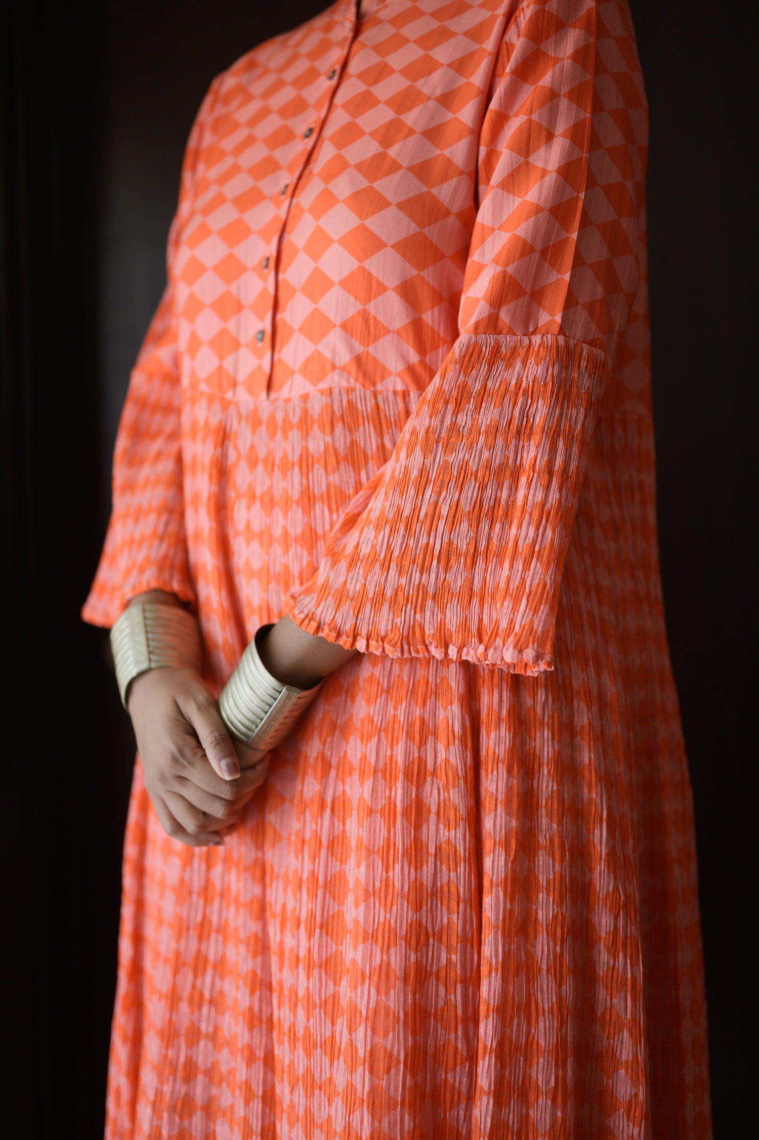 Layla Kurta | Small Diamonds
