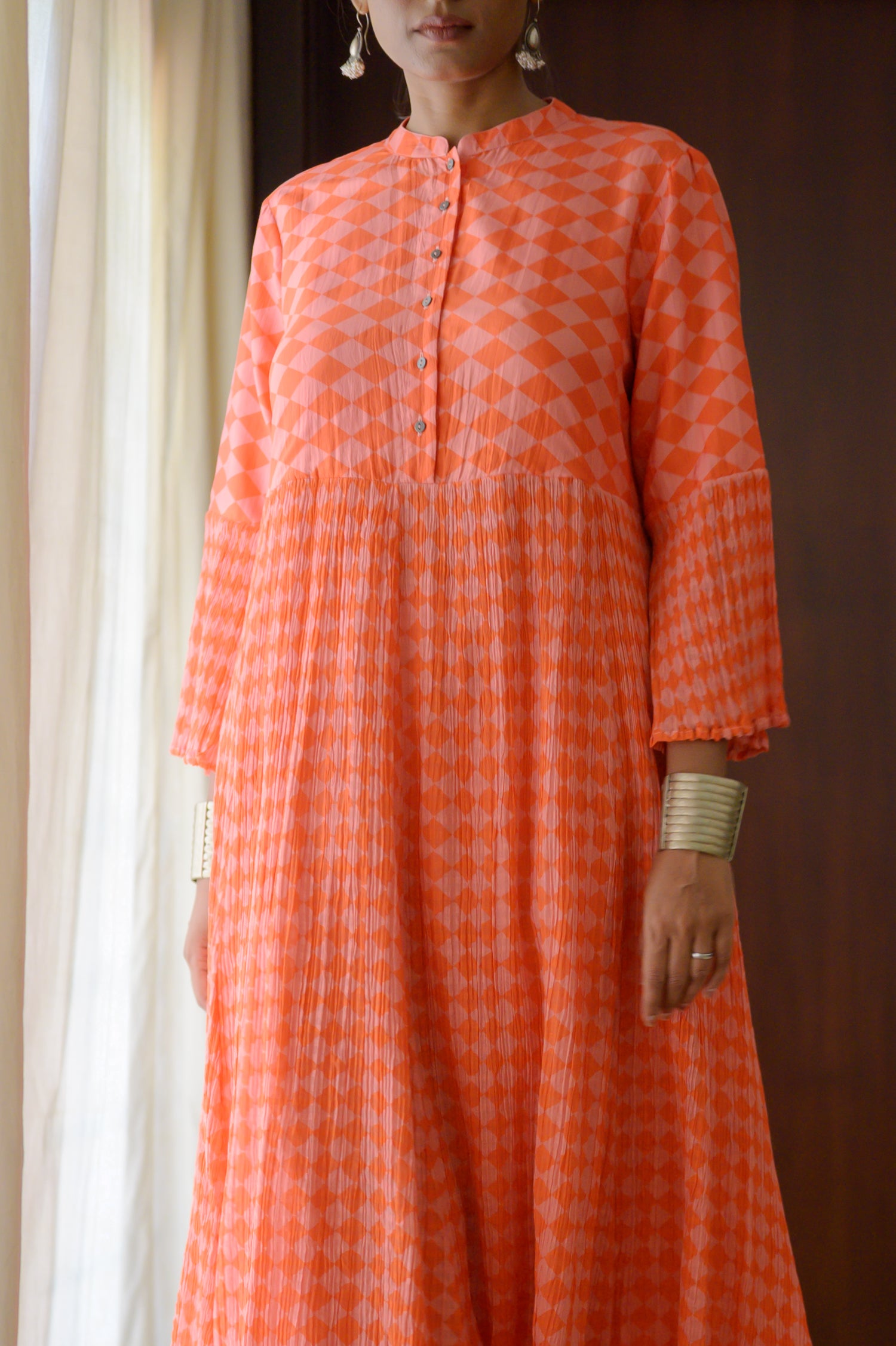 Layla Kurta | Small Diamonds