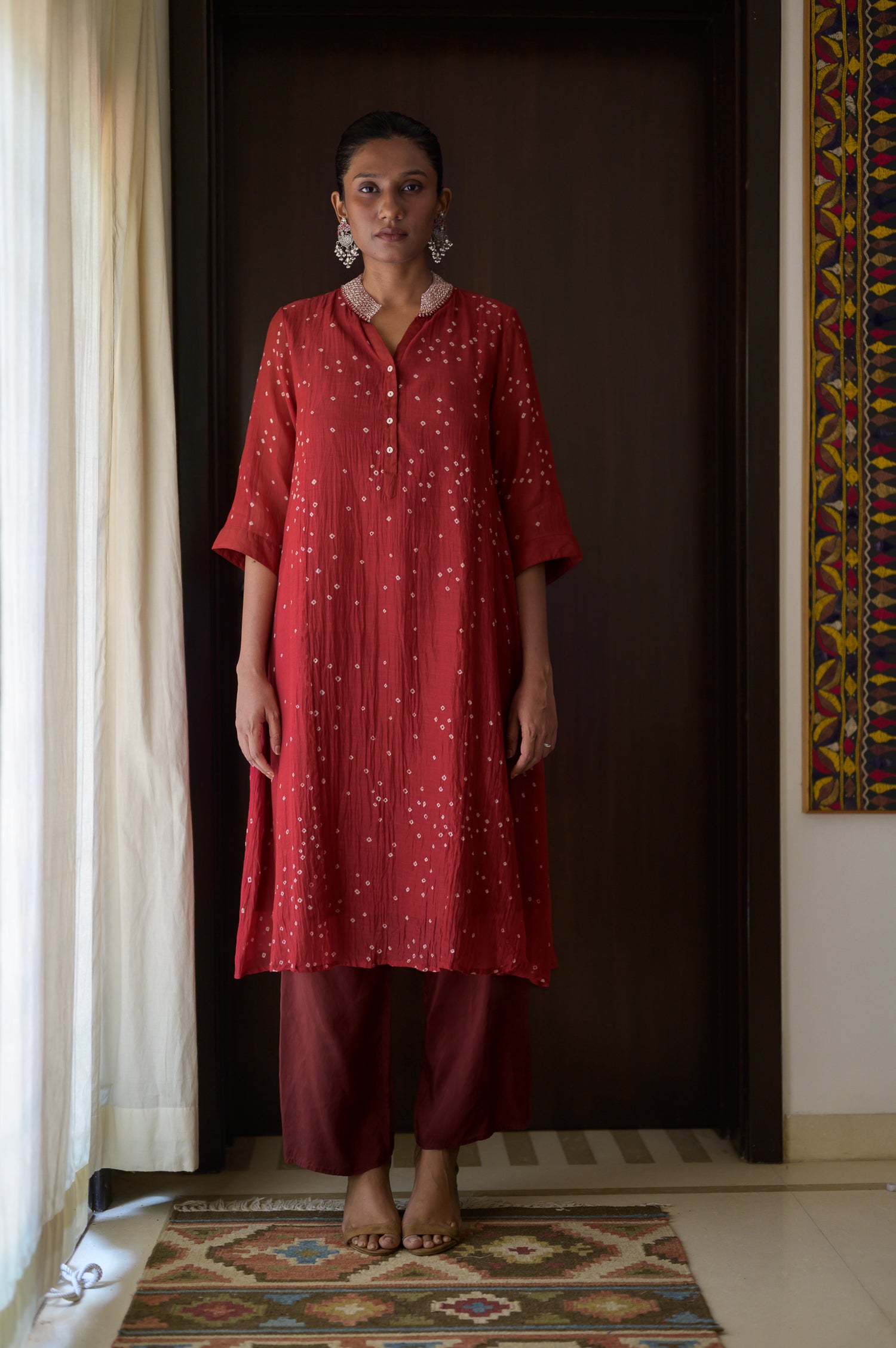 Choker Kurta | Madder
