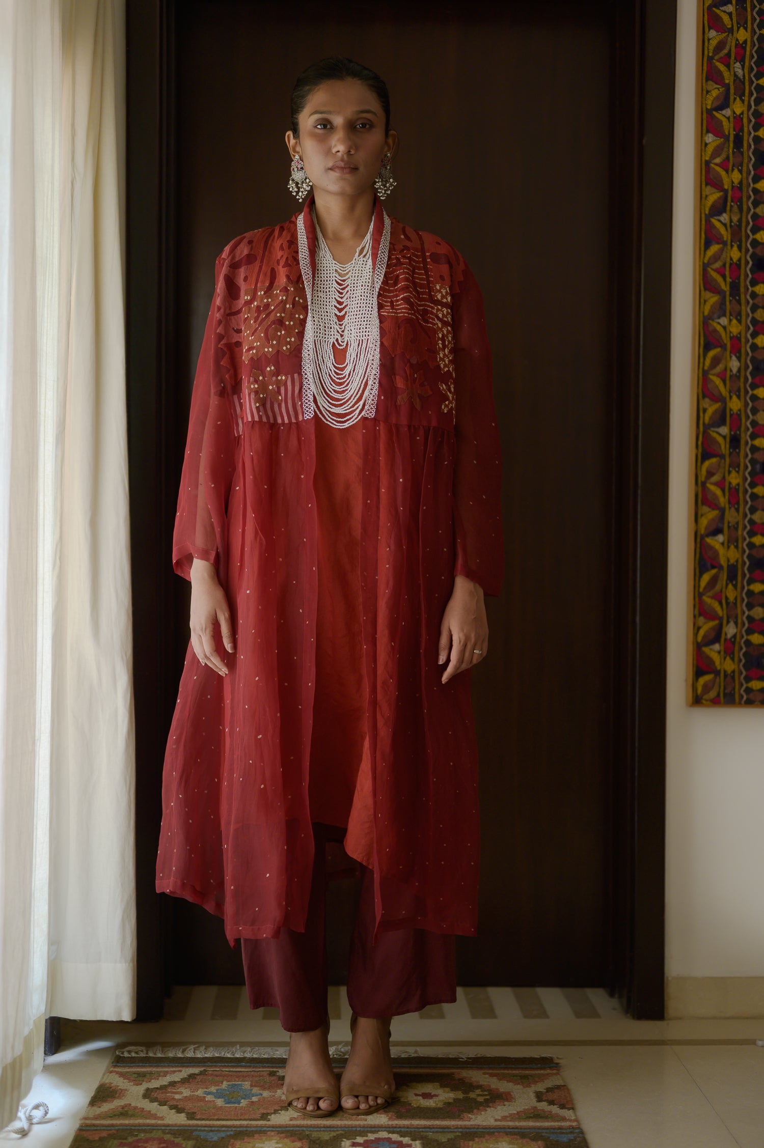 Beaded Sufiyan Jacket | Madder