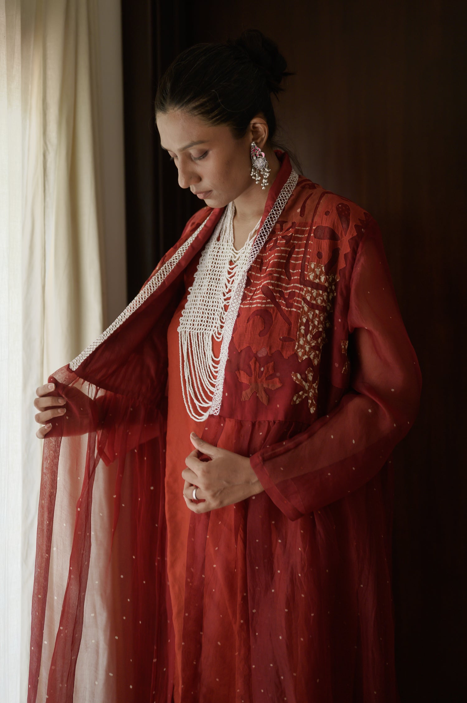 Beaded Sufiyan Jacket | Madder