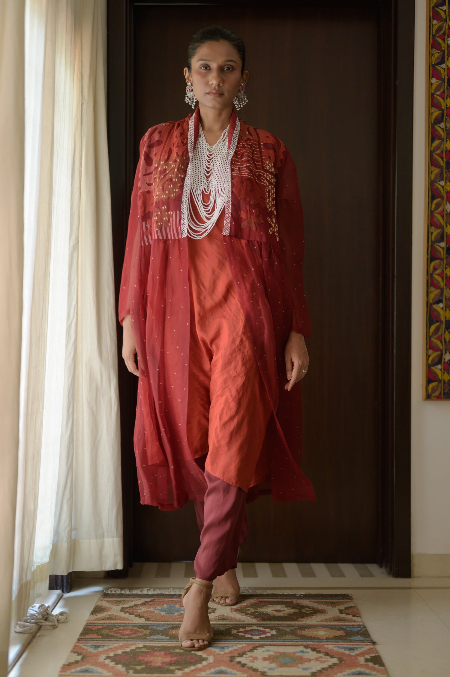 Beaded Sufiyan Jacket | Madder