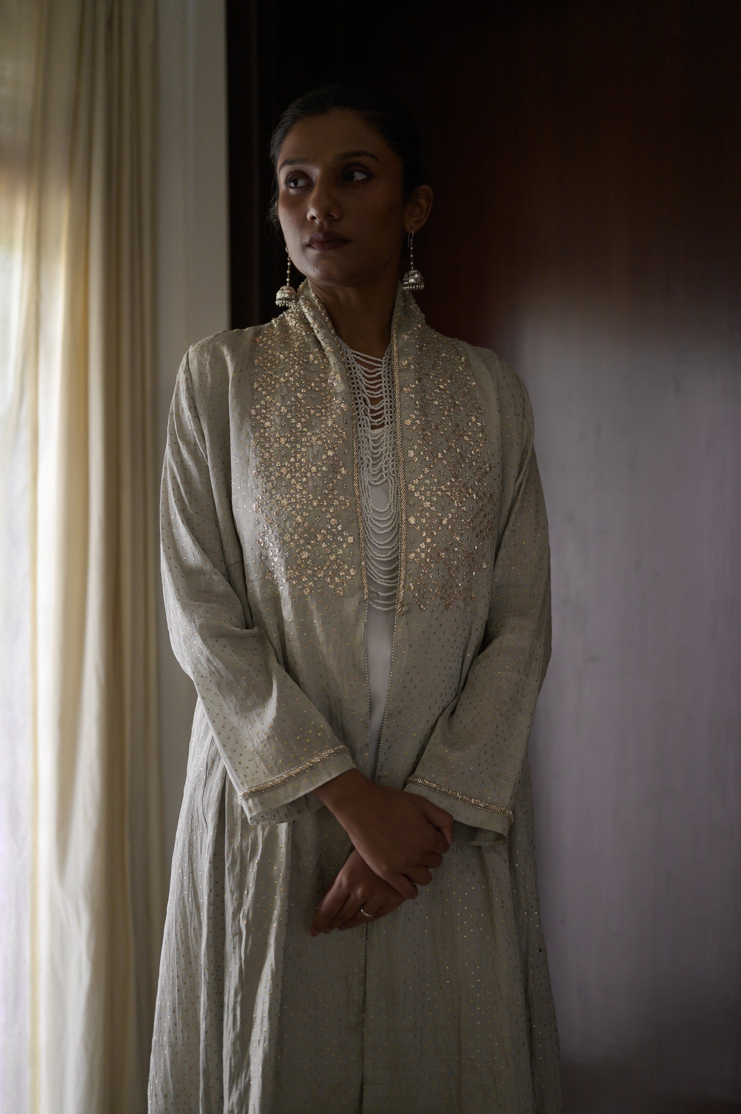 Nadiya Jacket | Silver
