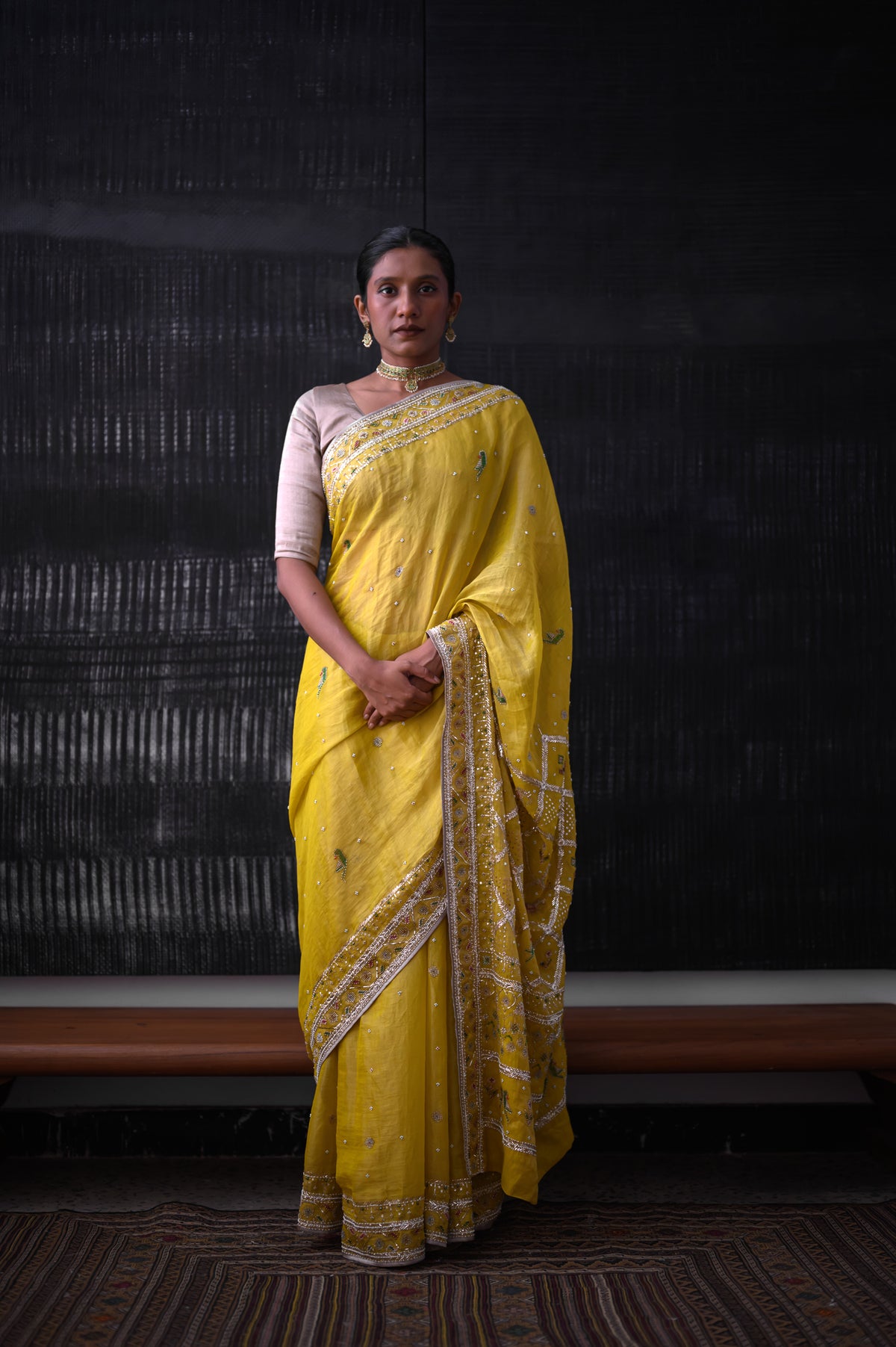 Patan Saree | Mustard Yellow