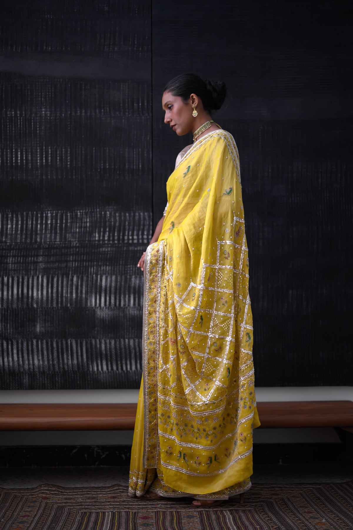 Patan Saree | Mustard Yellow