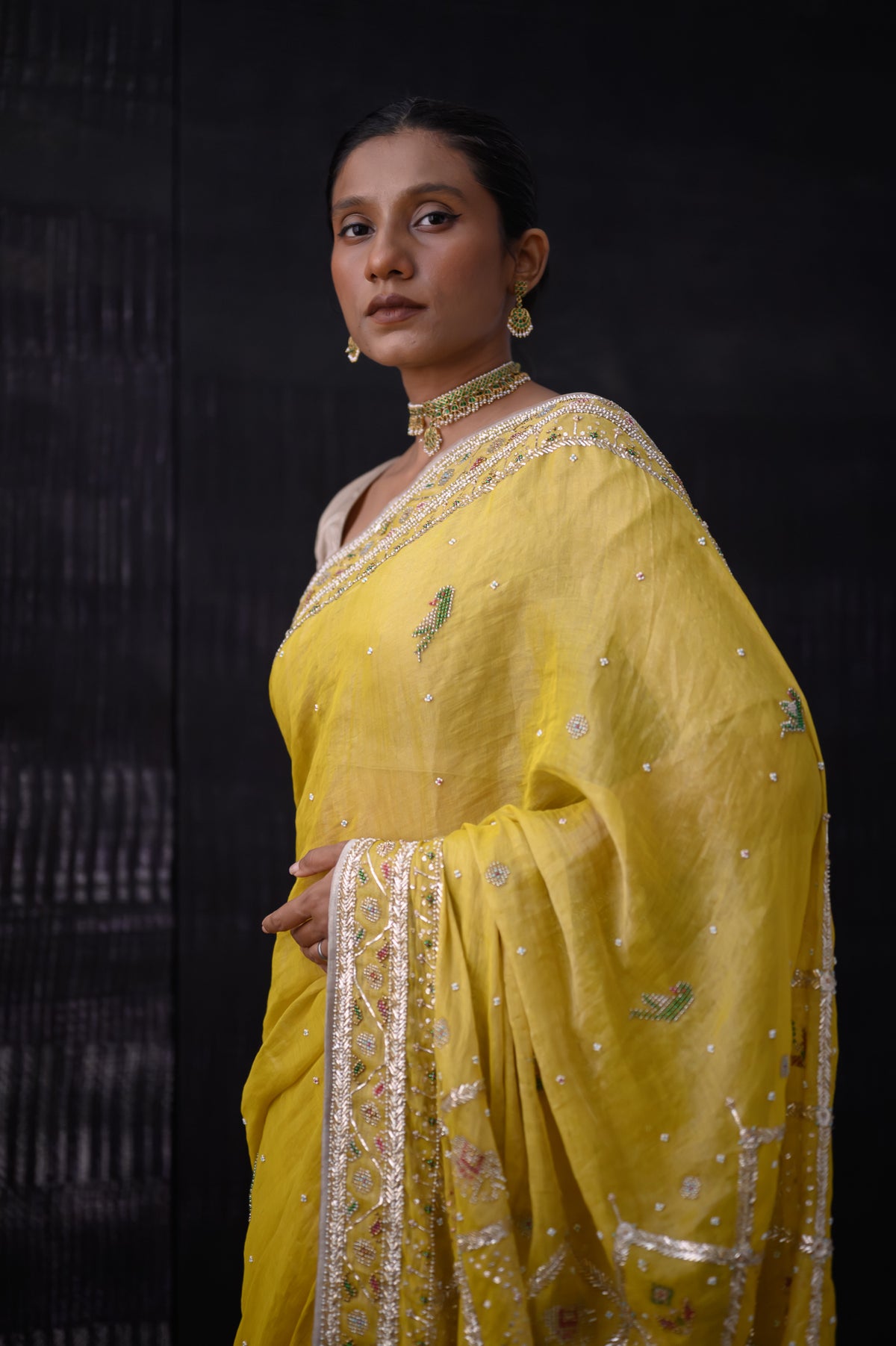 Patan Saree | Mustard Yellow