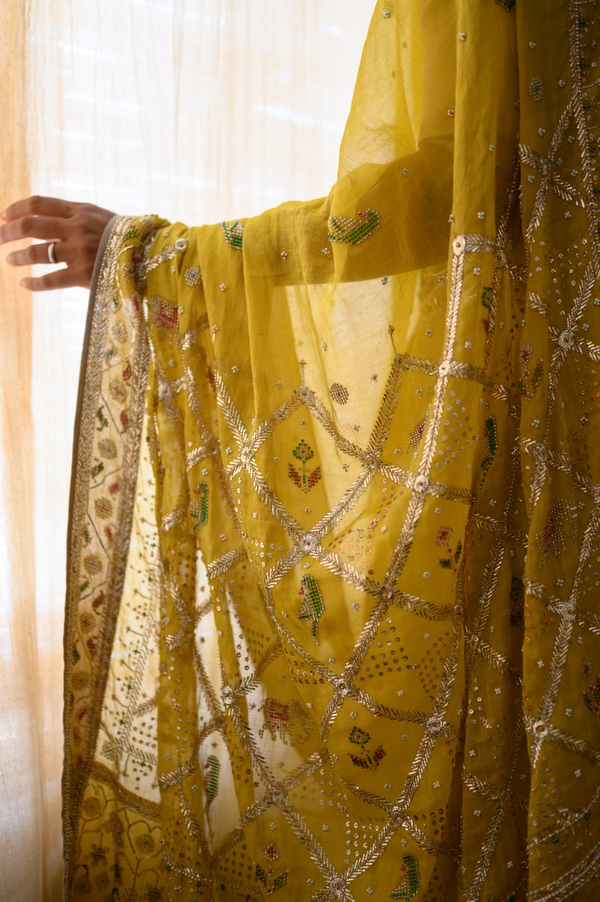 Patan Saree | Mustard Yellow
