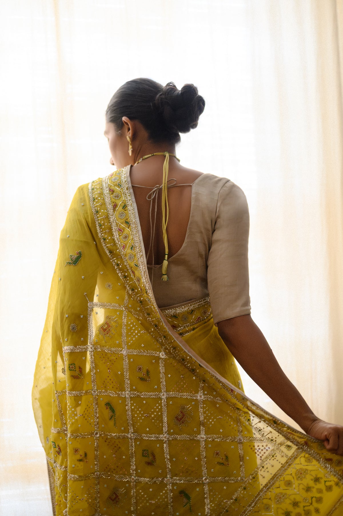 Patan Saree | Mustard Yellow