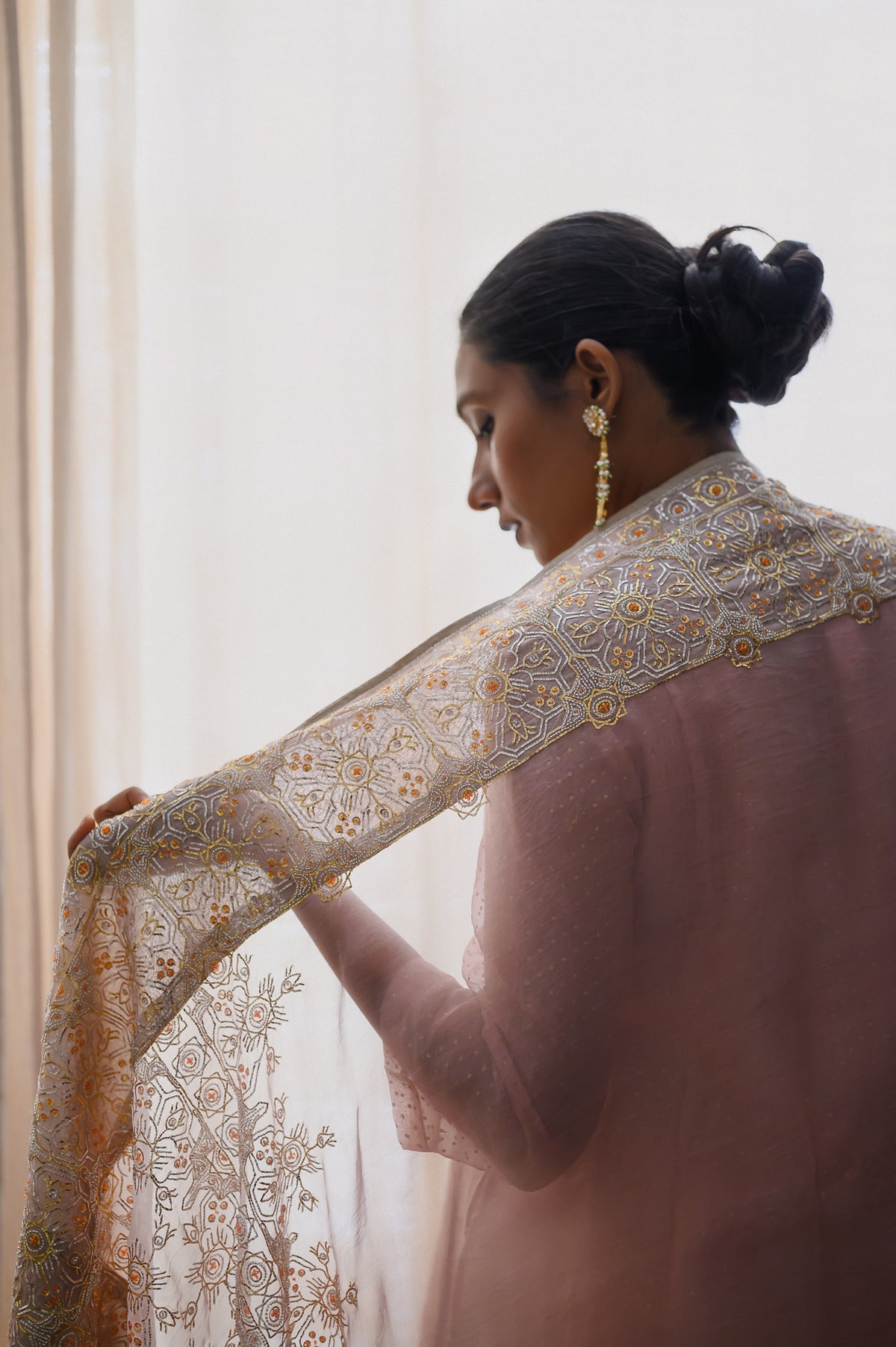 Charbagh Sharara Set | Onion Pink