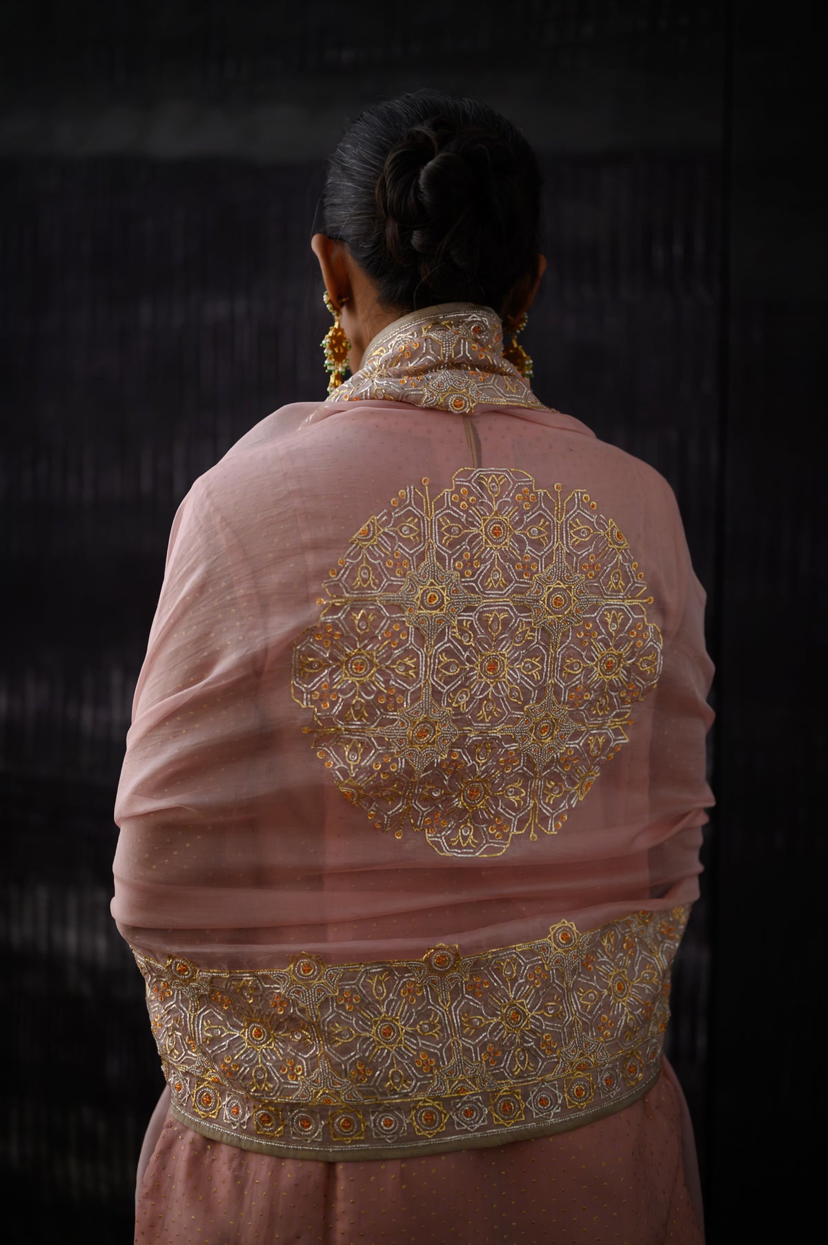 Charbagh Sharara Set | Onion Pink