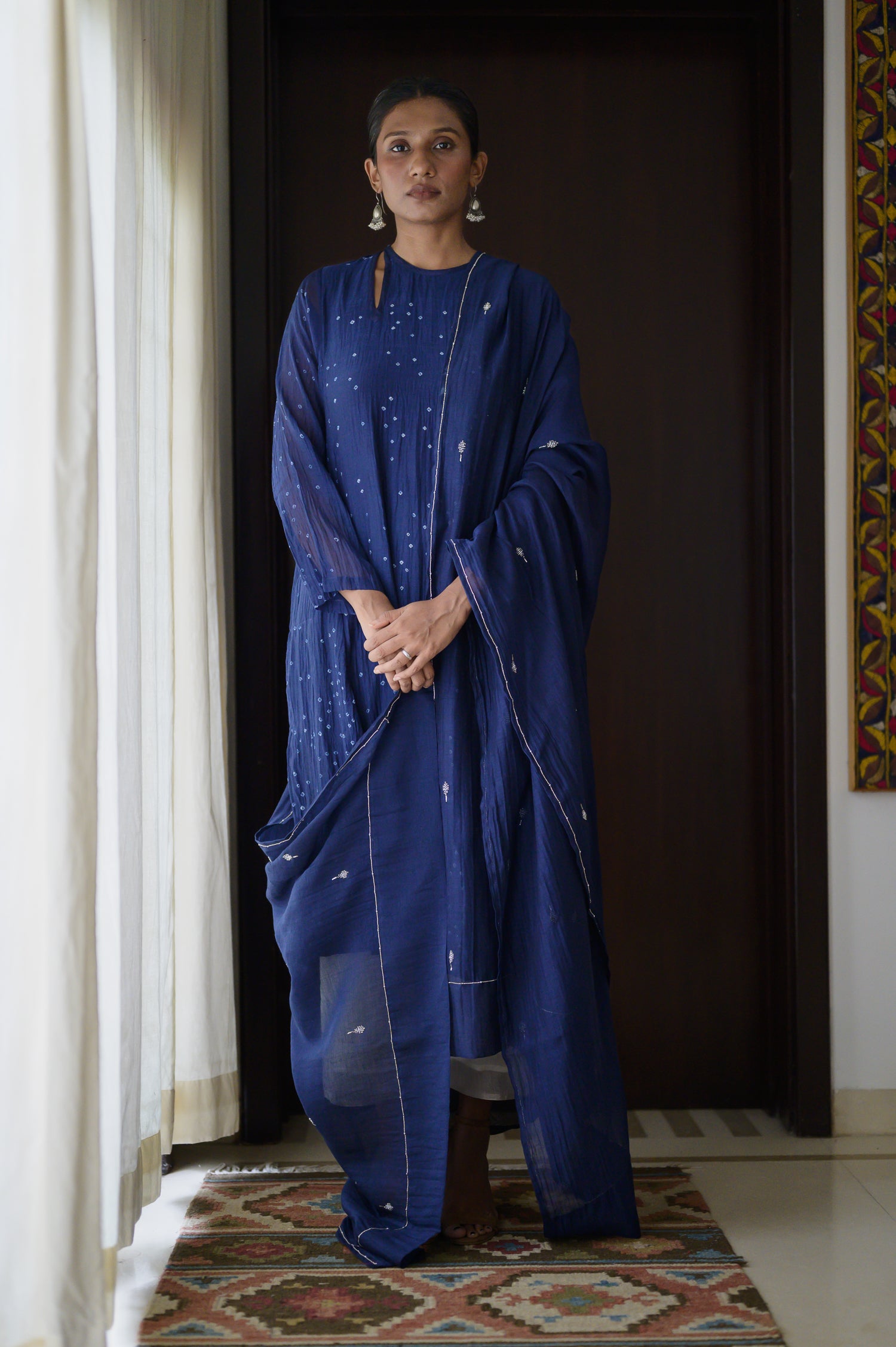 Afghan Kurta | Bandhani