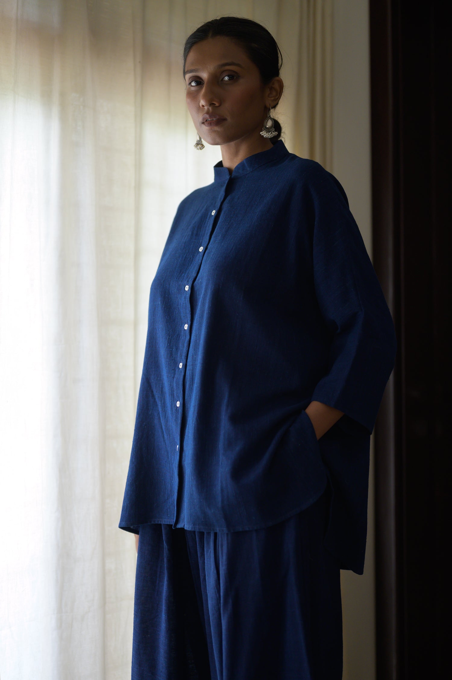 Bento Shirt | Indigo Blue