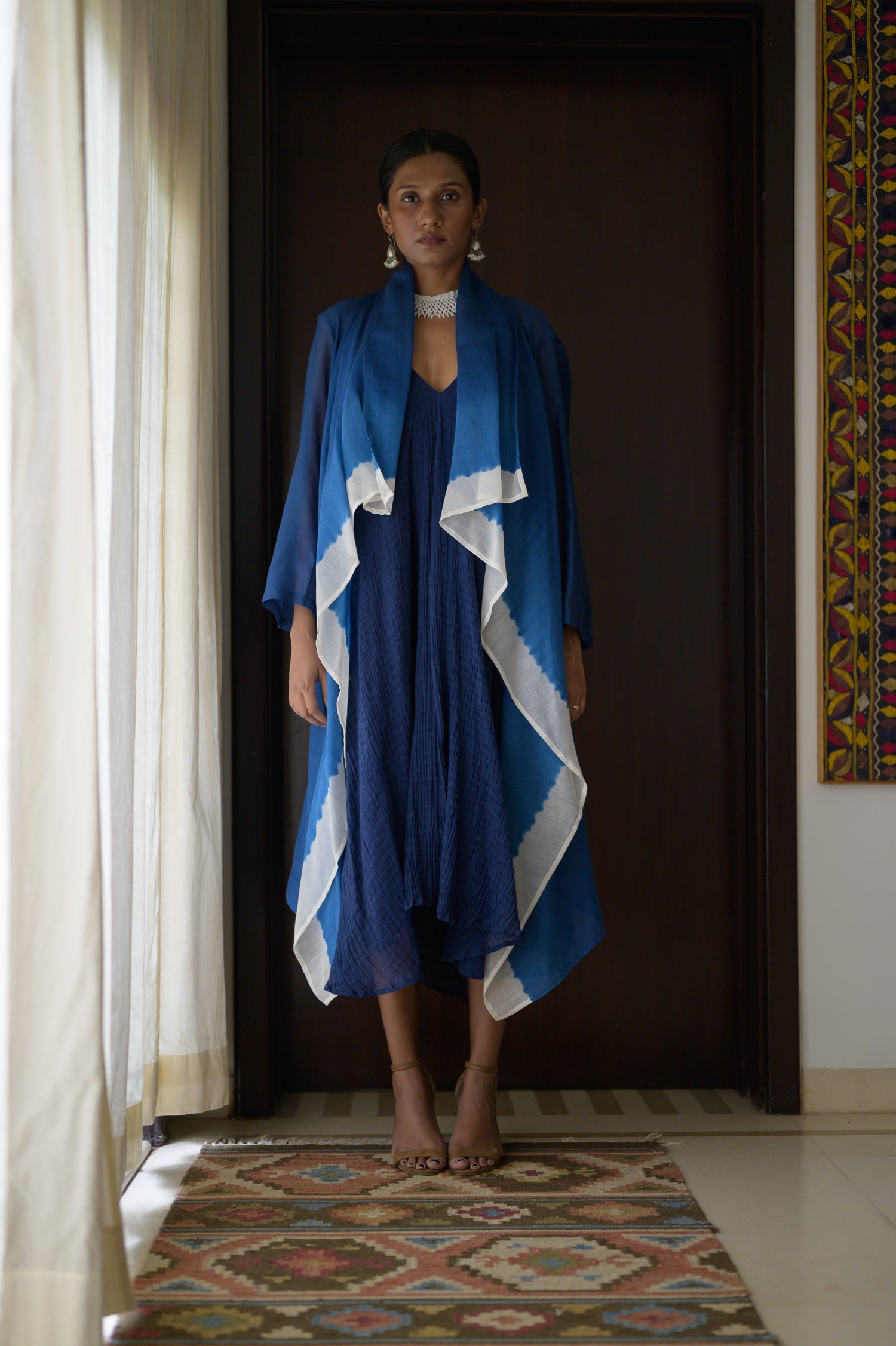 Spaghetti Dress | Indigo Blue