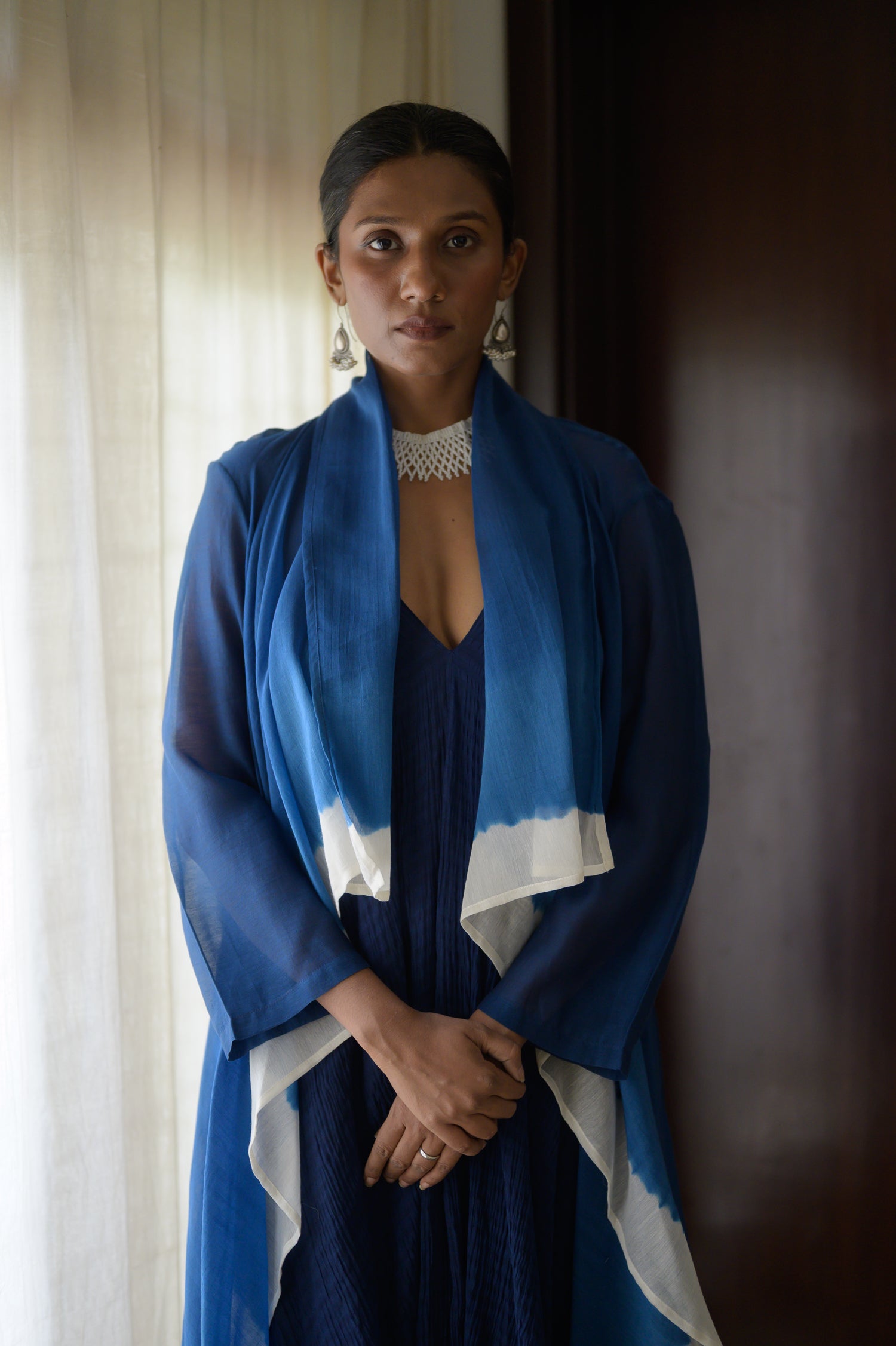 Spaghetti Dress | Indigo Blue