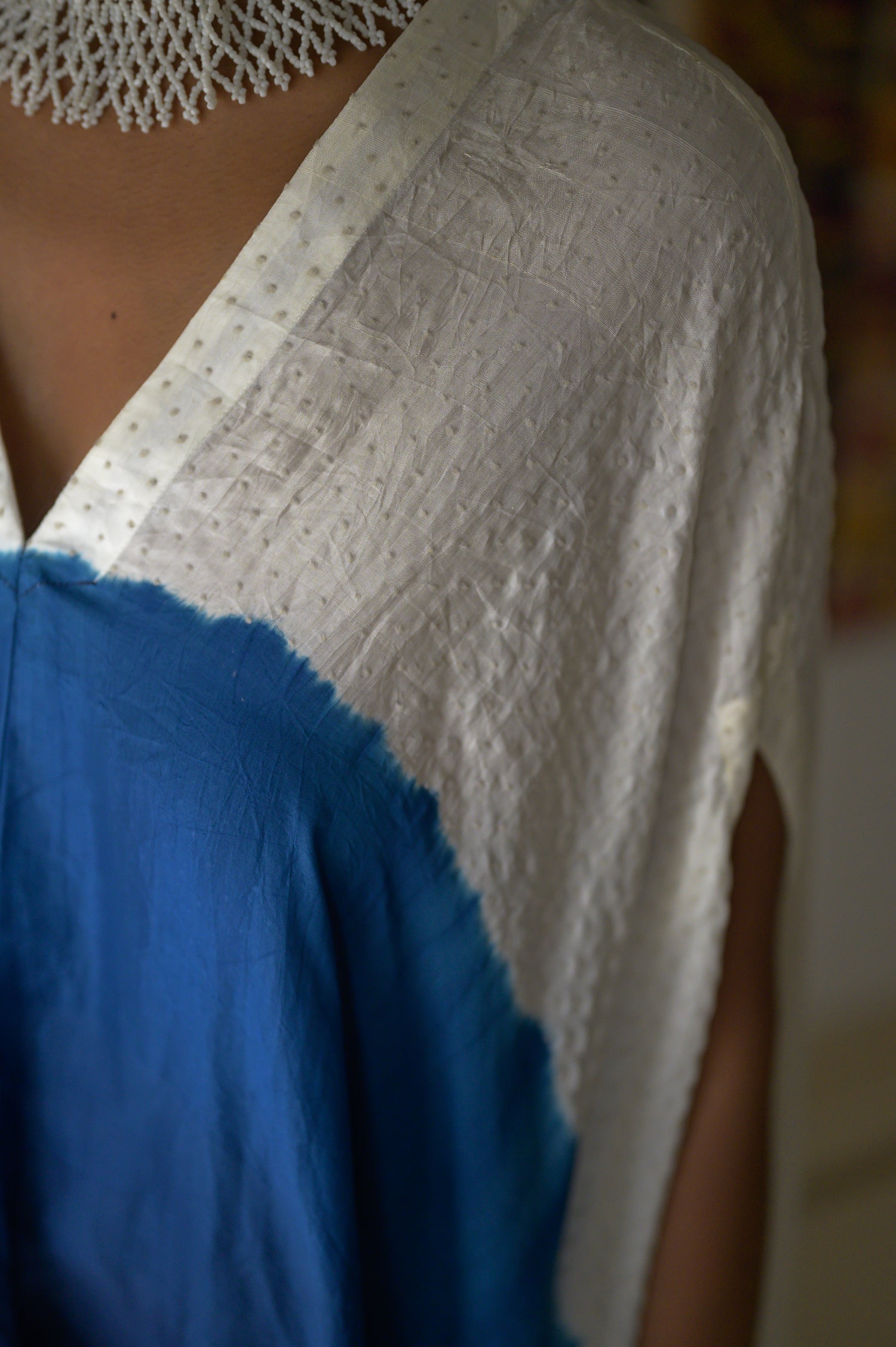 Poncho | Ombre | Indigo Blue