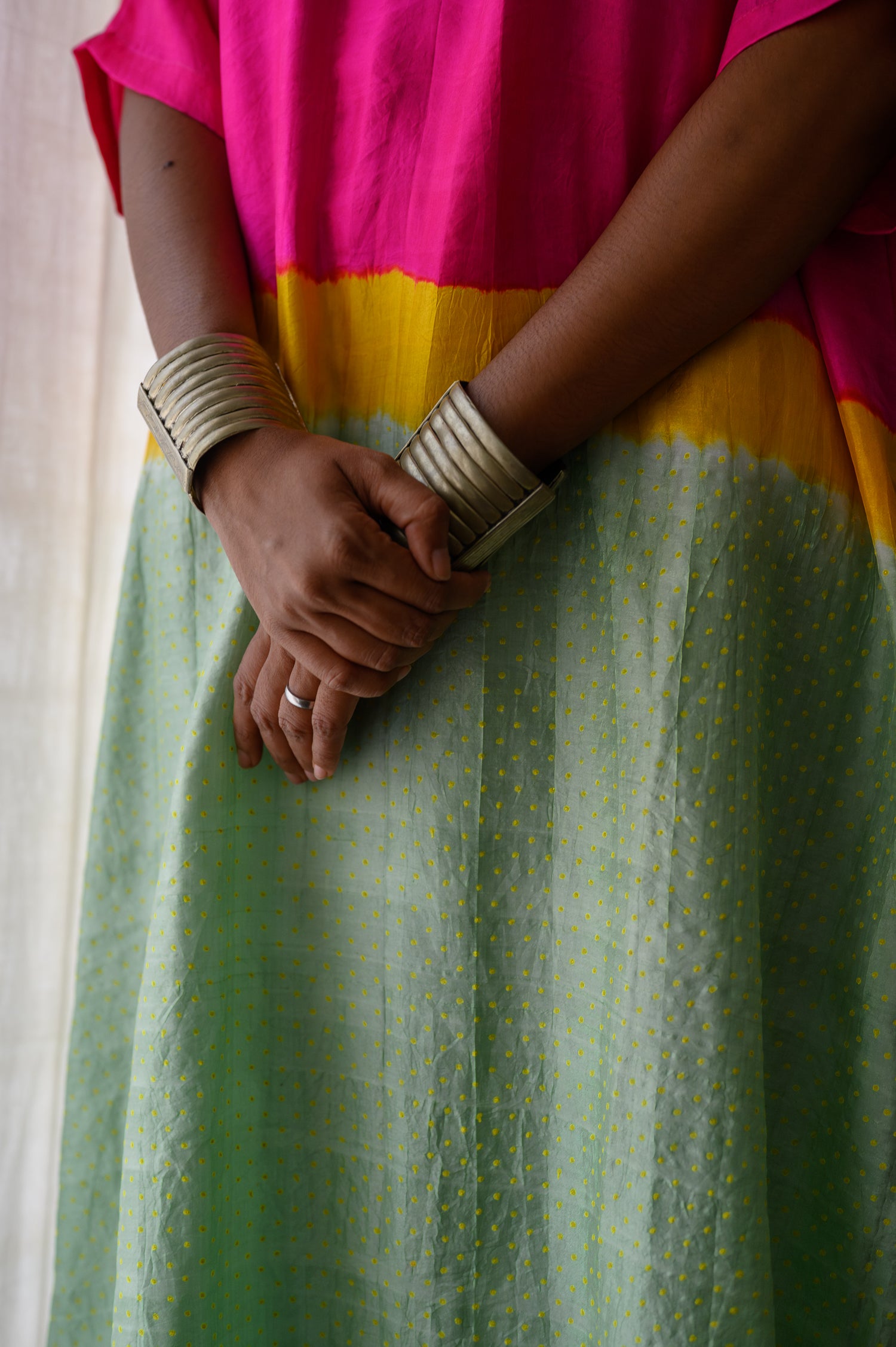 Long Kaftan | Tea Green