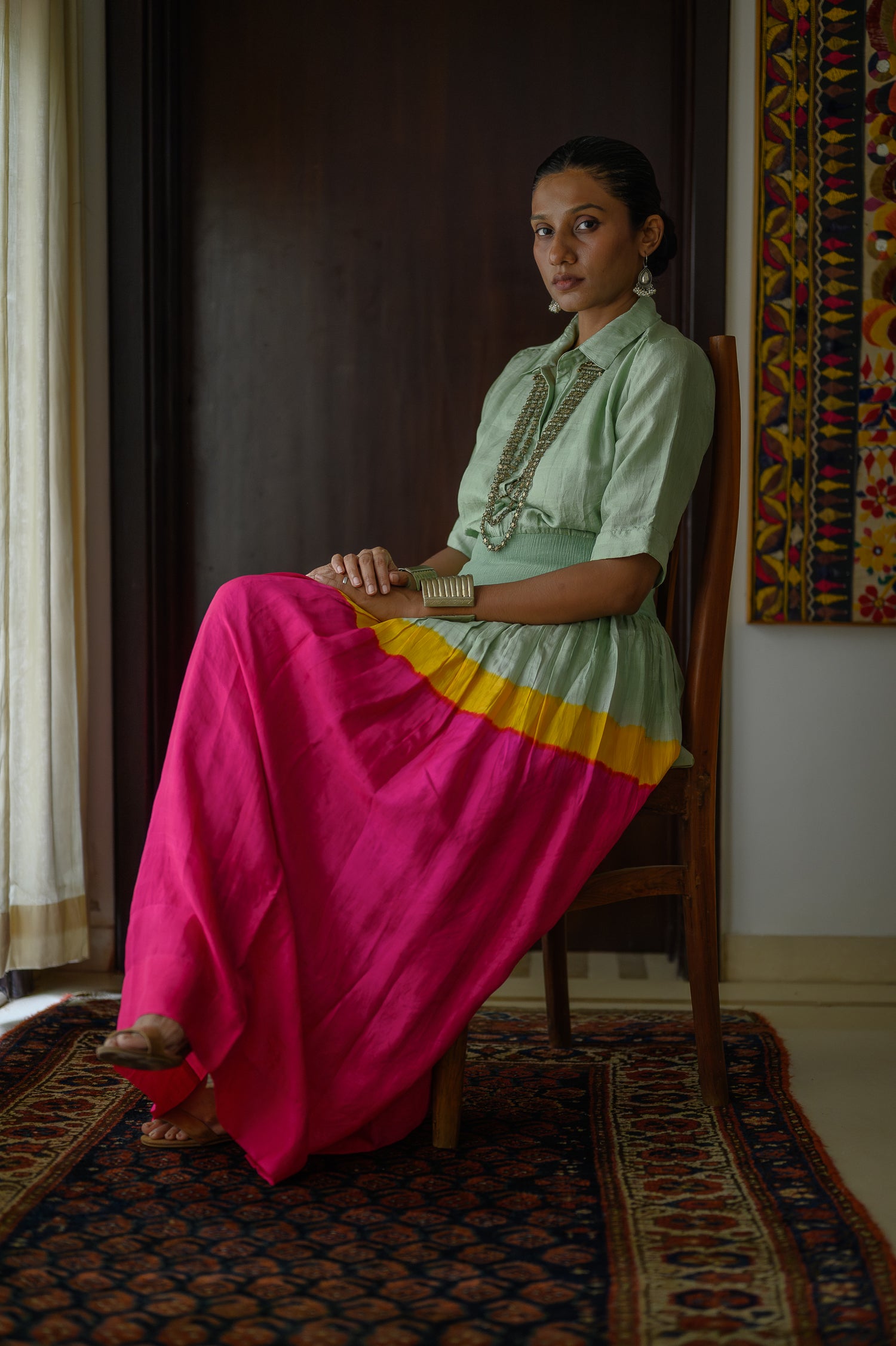 Long Dress | Tea Green