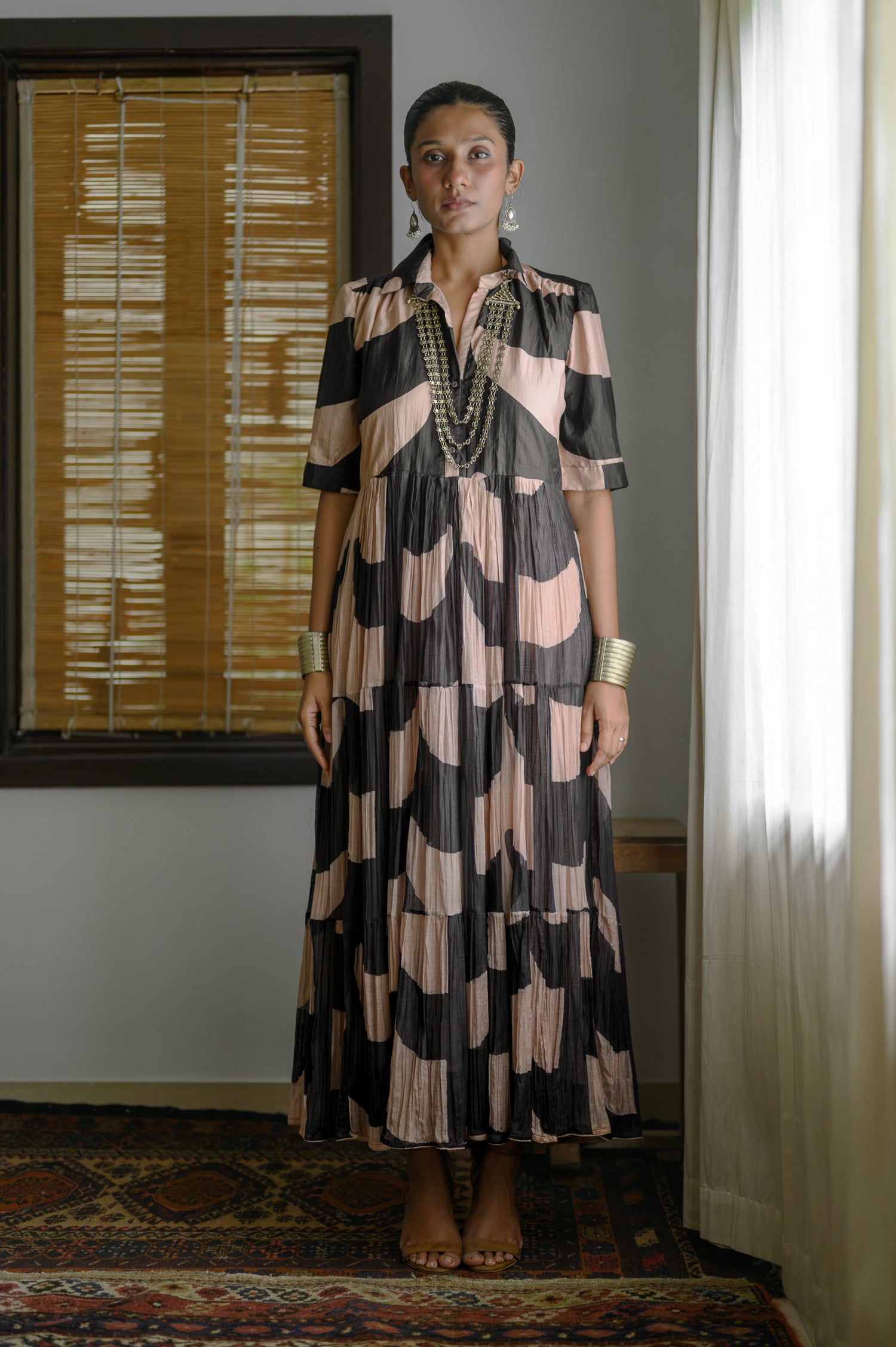 Long Shirred Dress | Hornbill