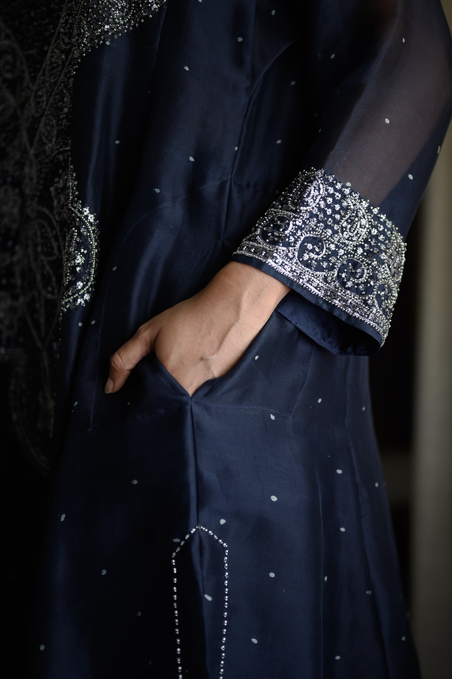 Amreen Abho Set | Midnight Blue