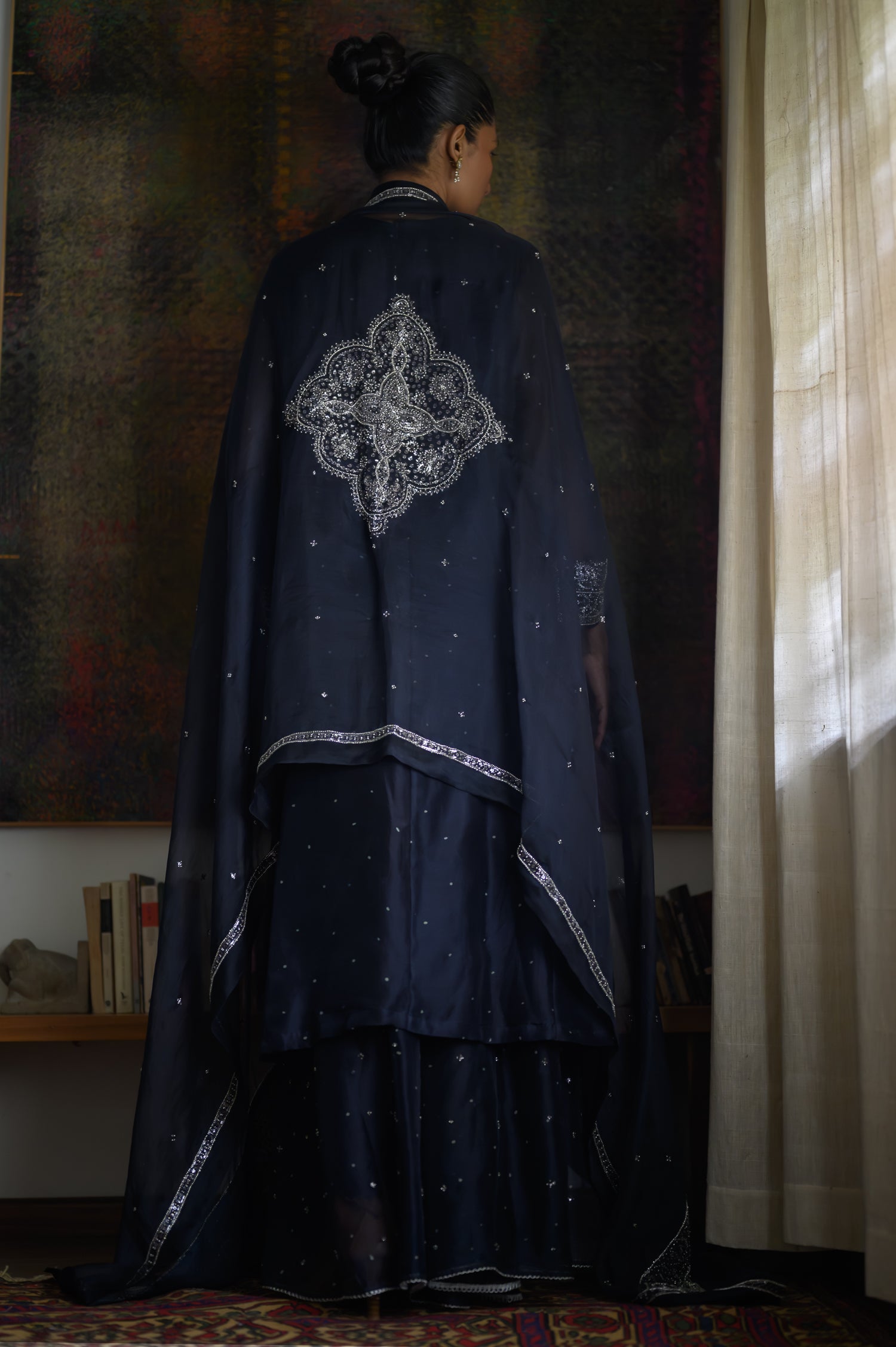 Amreen Abho Set | Midnight Blue