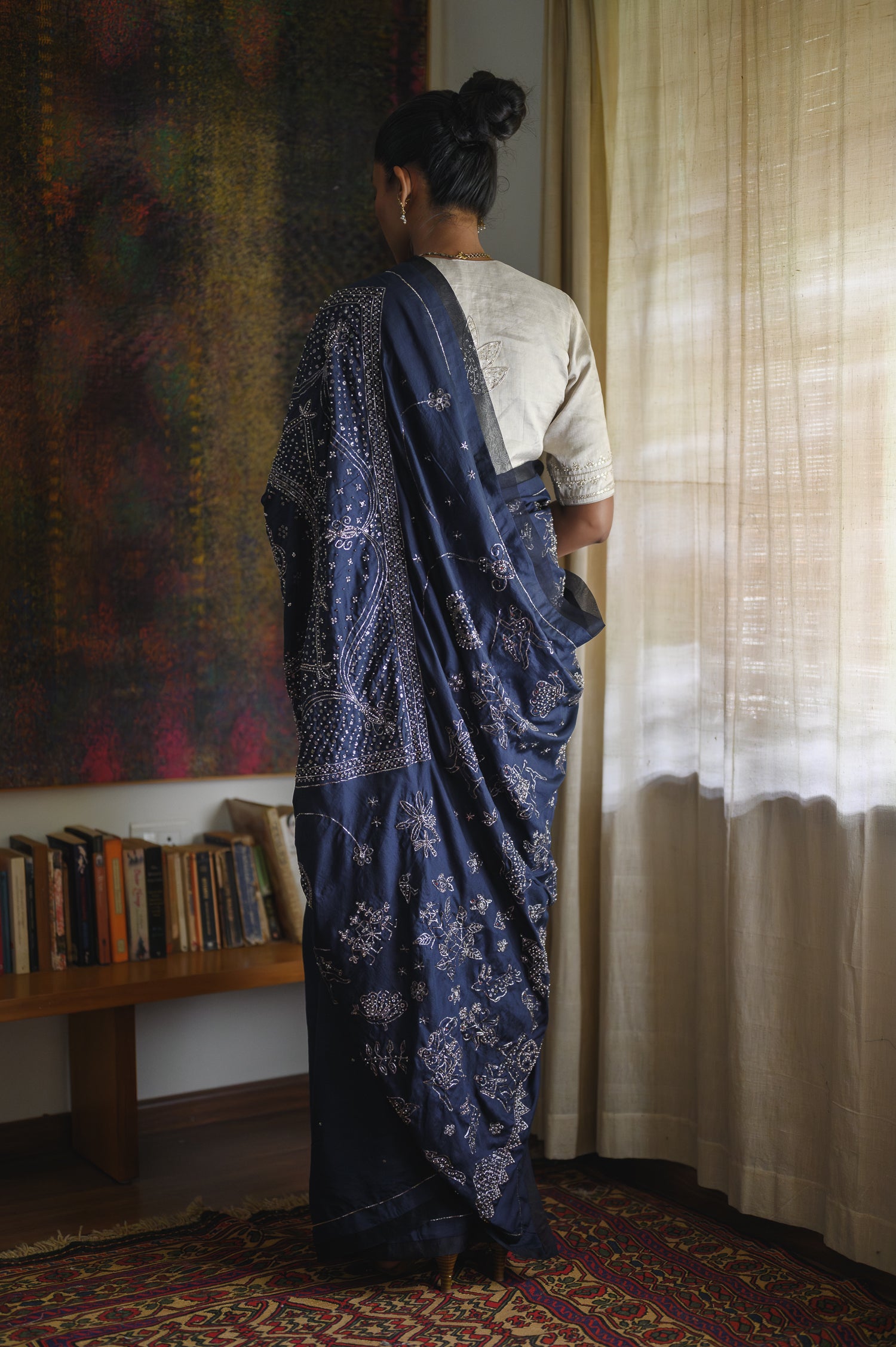 Cosmos Saree | Midnight