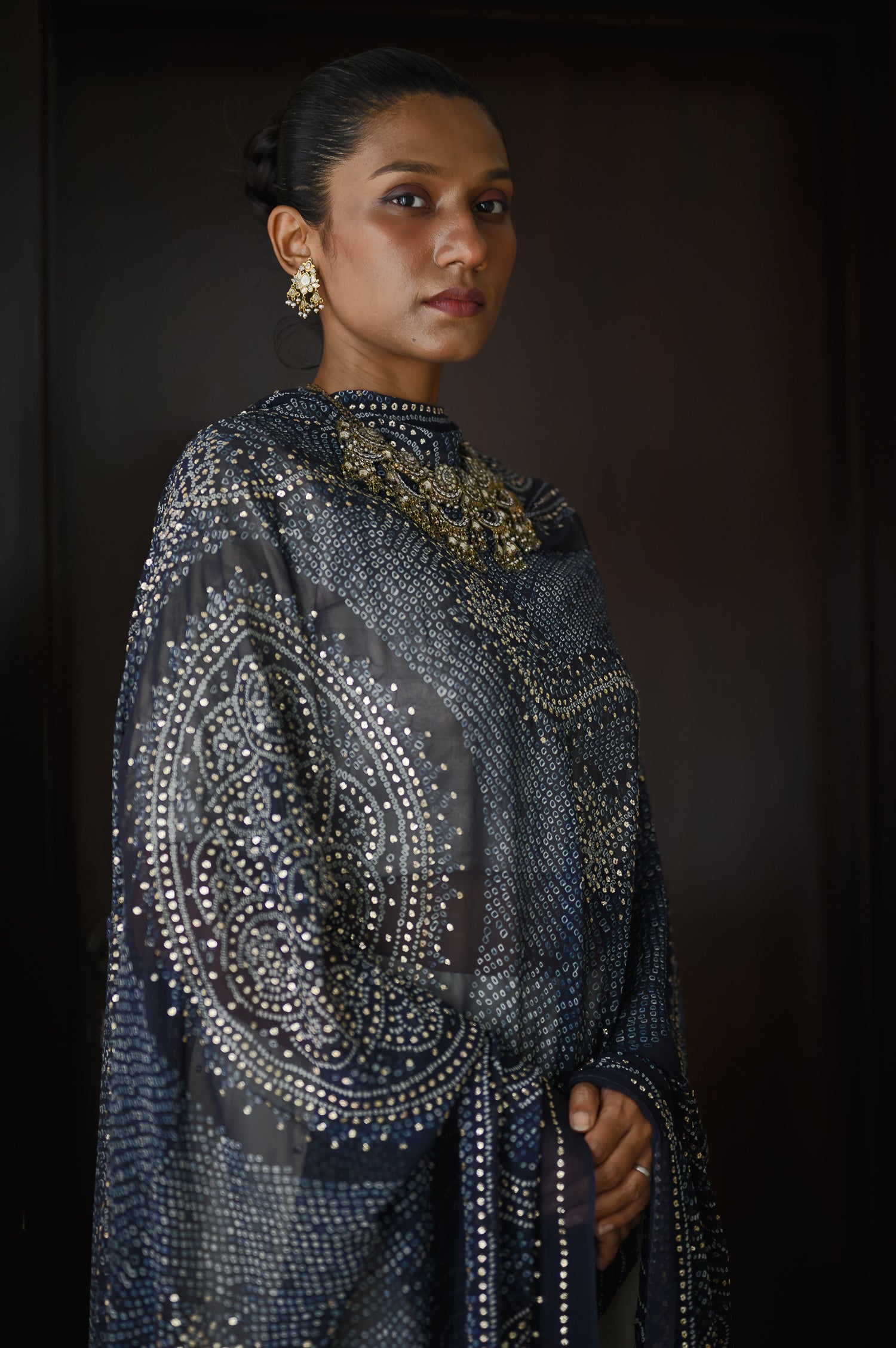 Panetar Lehenga Set | Midnight