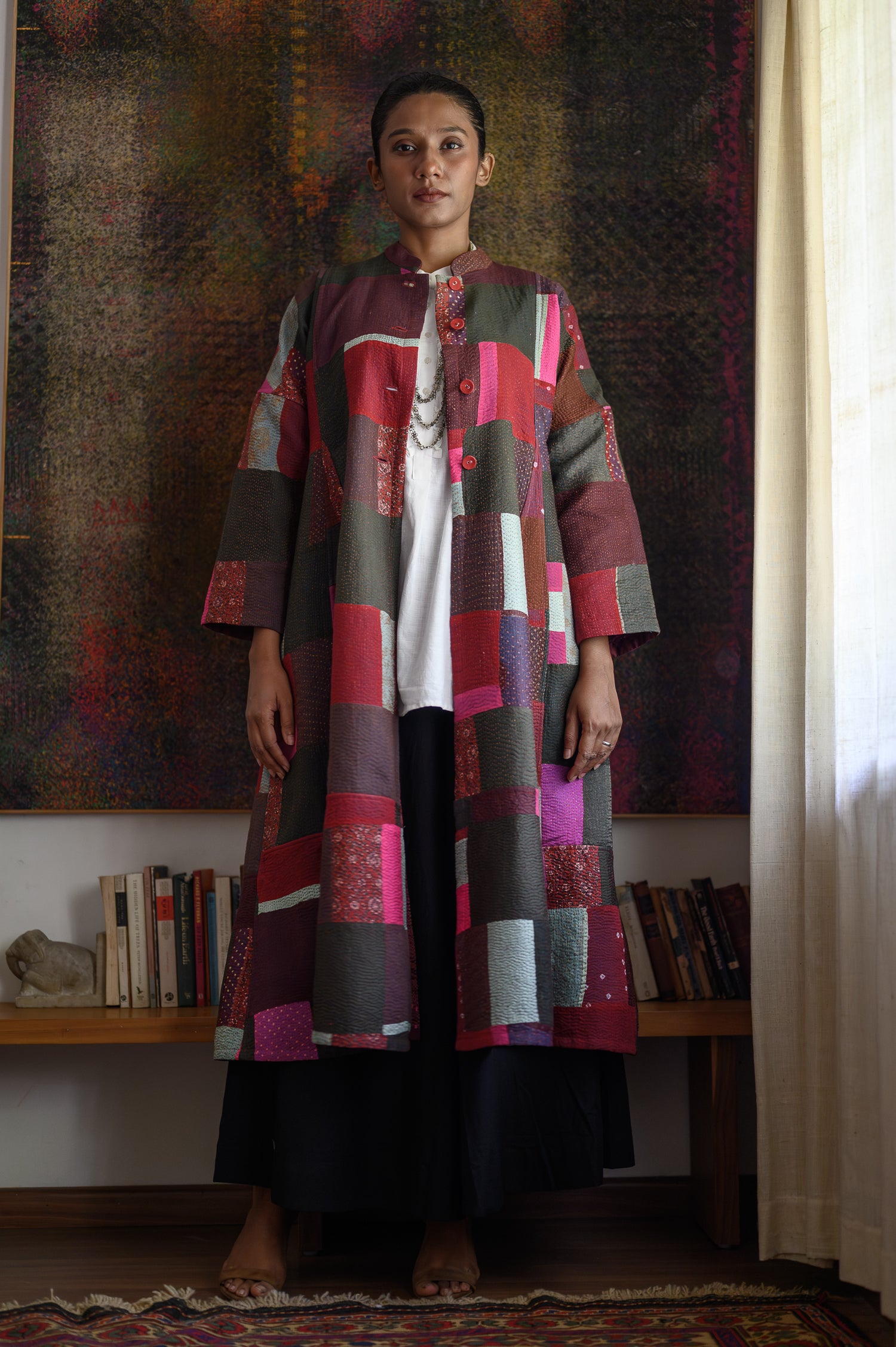 Ottoman Jacket | Maroon