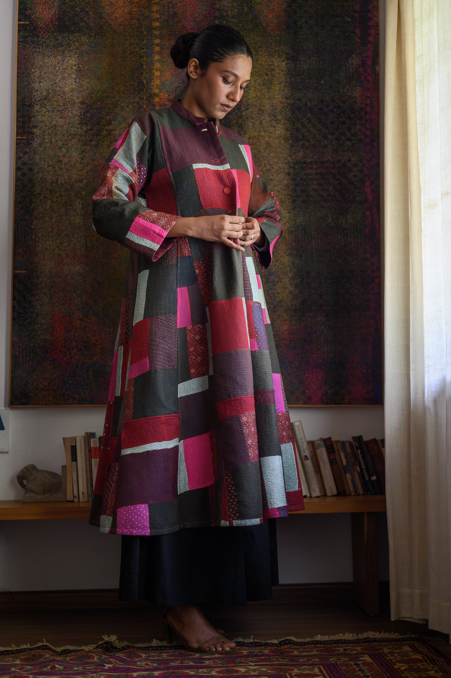 Ottoman Jacket | Maroon