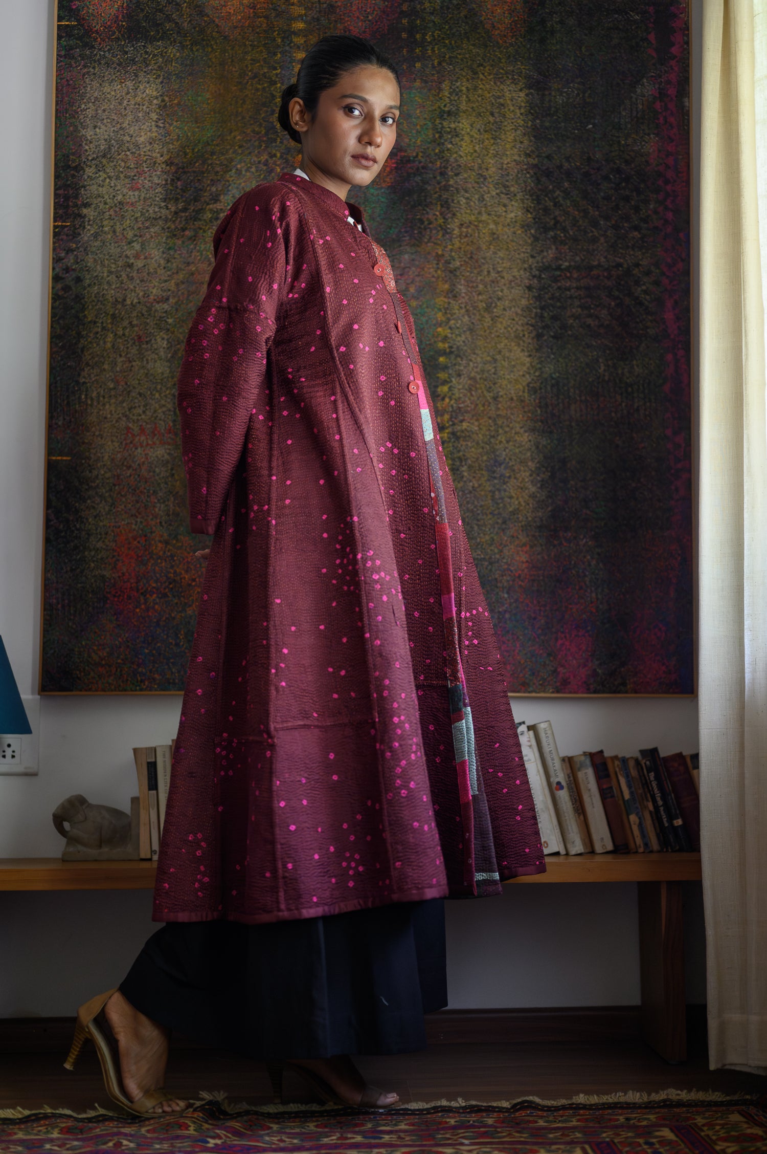 Ottoman Jacket | Maroon