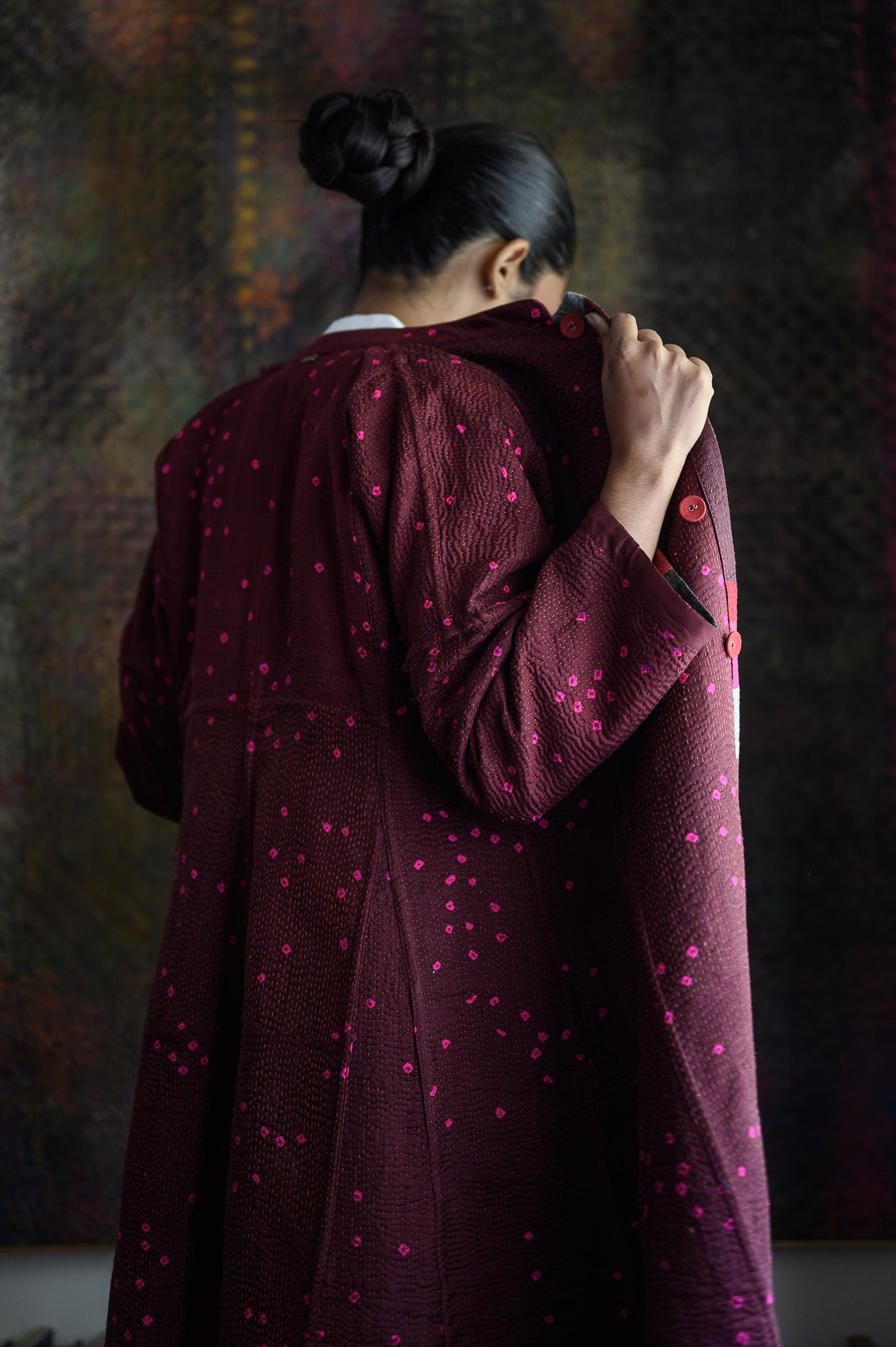 Ottoman Jacket | Maroon