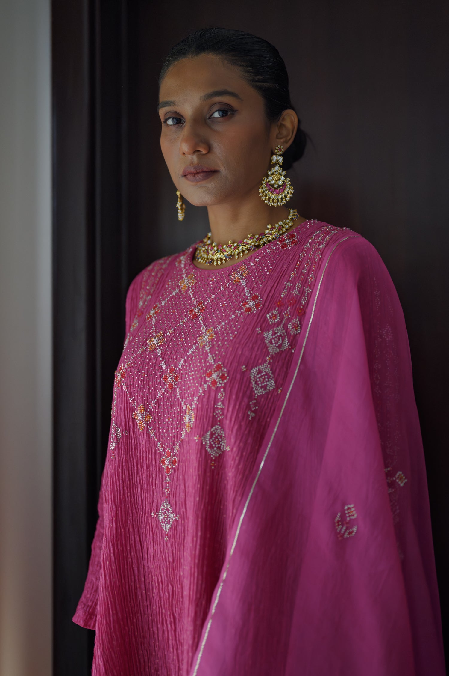 Chaarphooli Abho | Magenta Pink