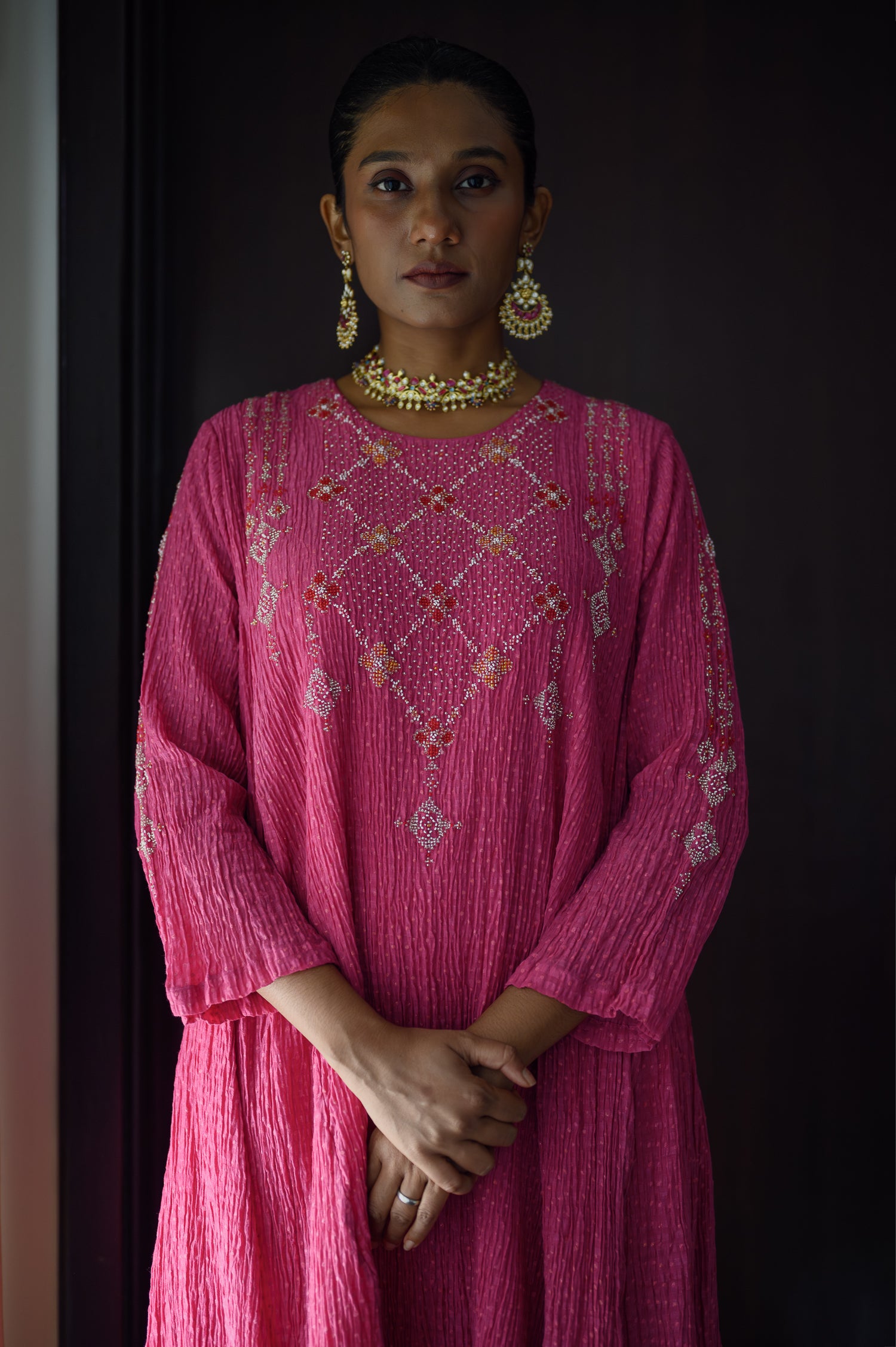 Chaarphooli Abho | Magenta Pink