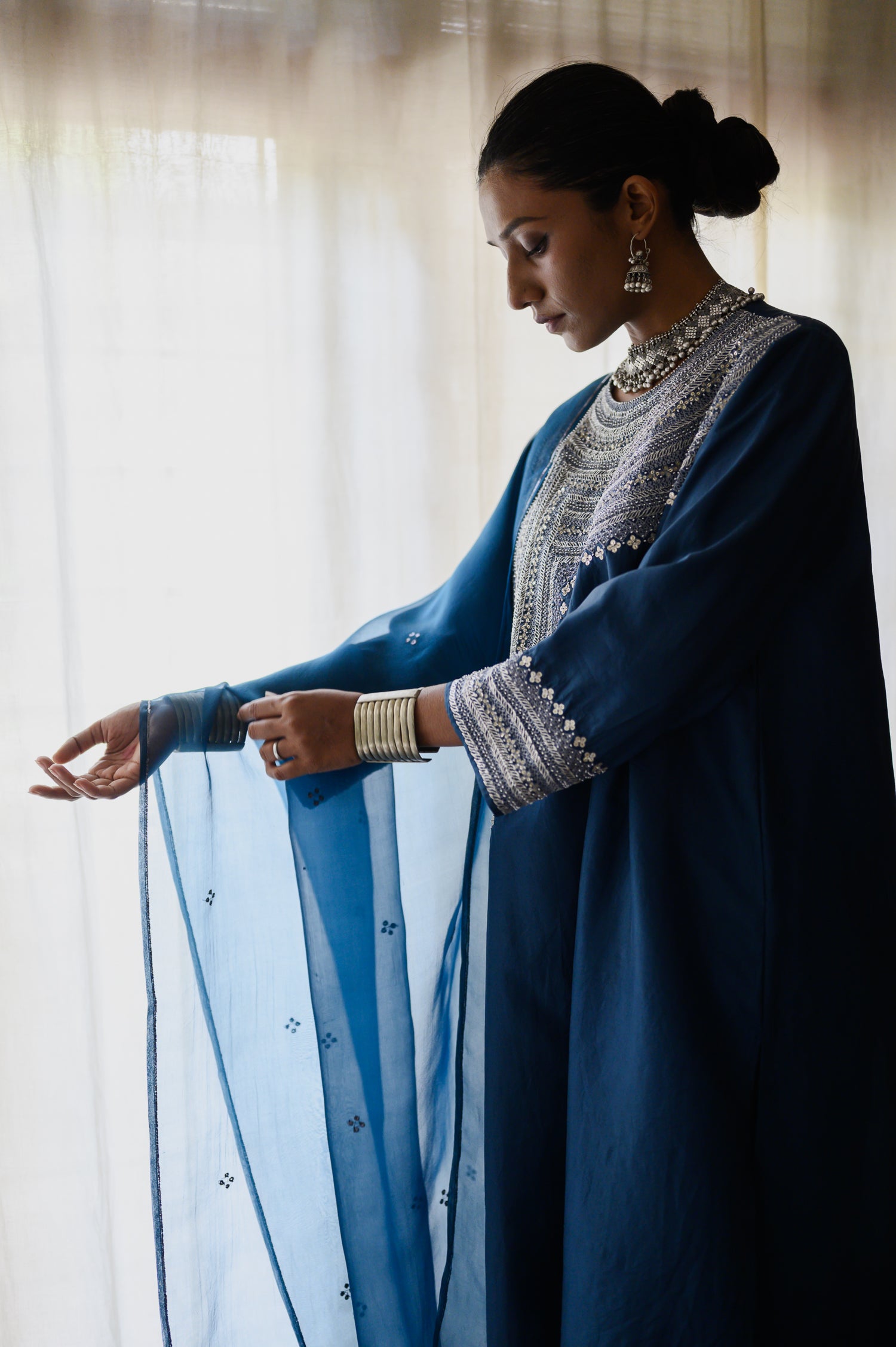 Afghan Kurta | Blue