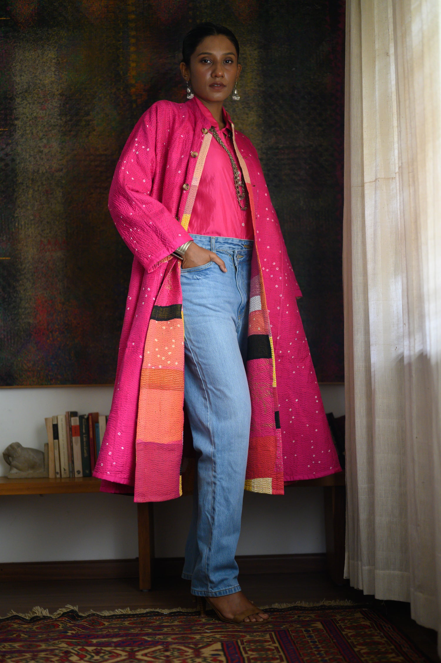 Ottoman Jacket | Hot Pink