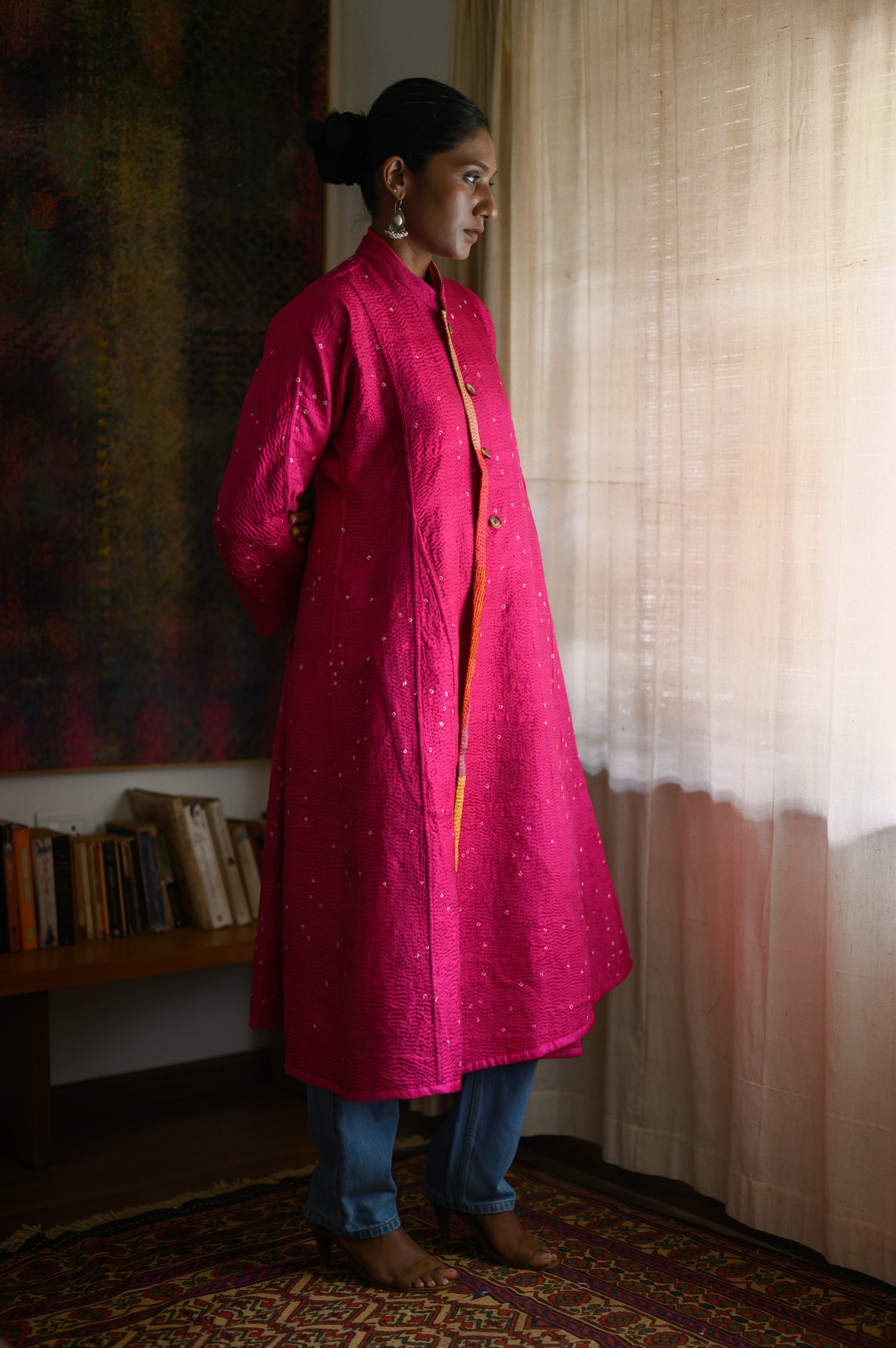 Ottoman Jacket | Hot Pink
