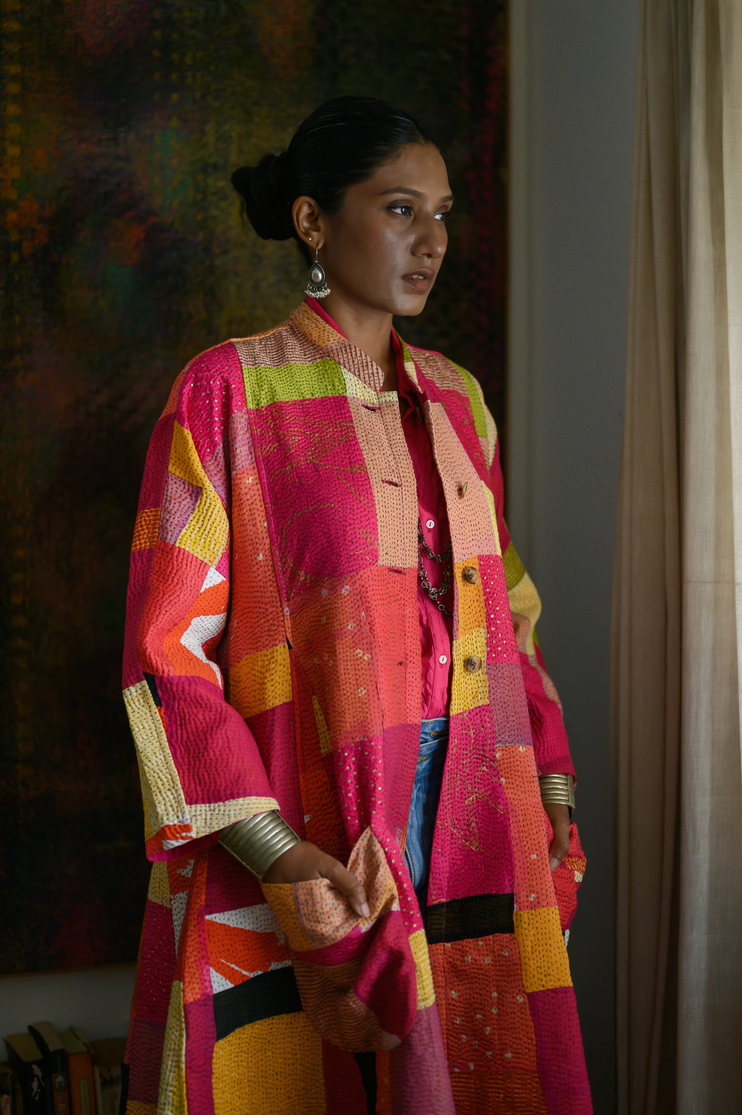 Ottoman Jacket | Hot Pink