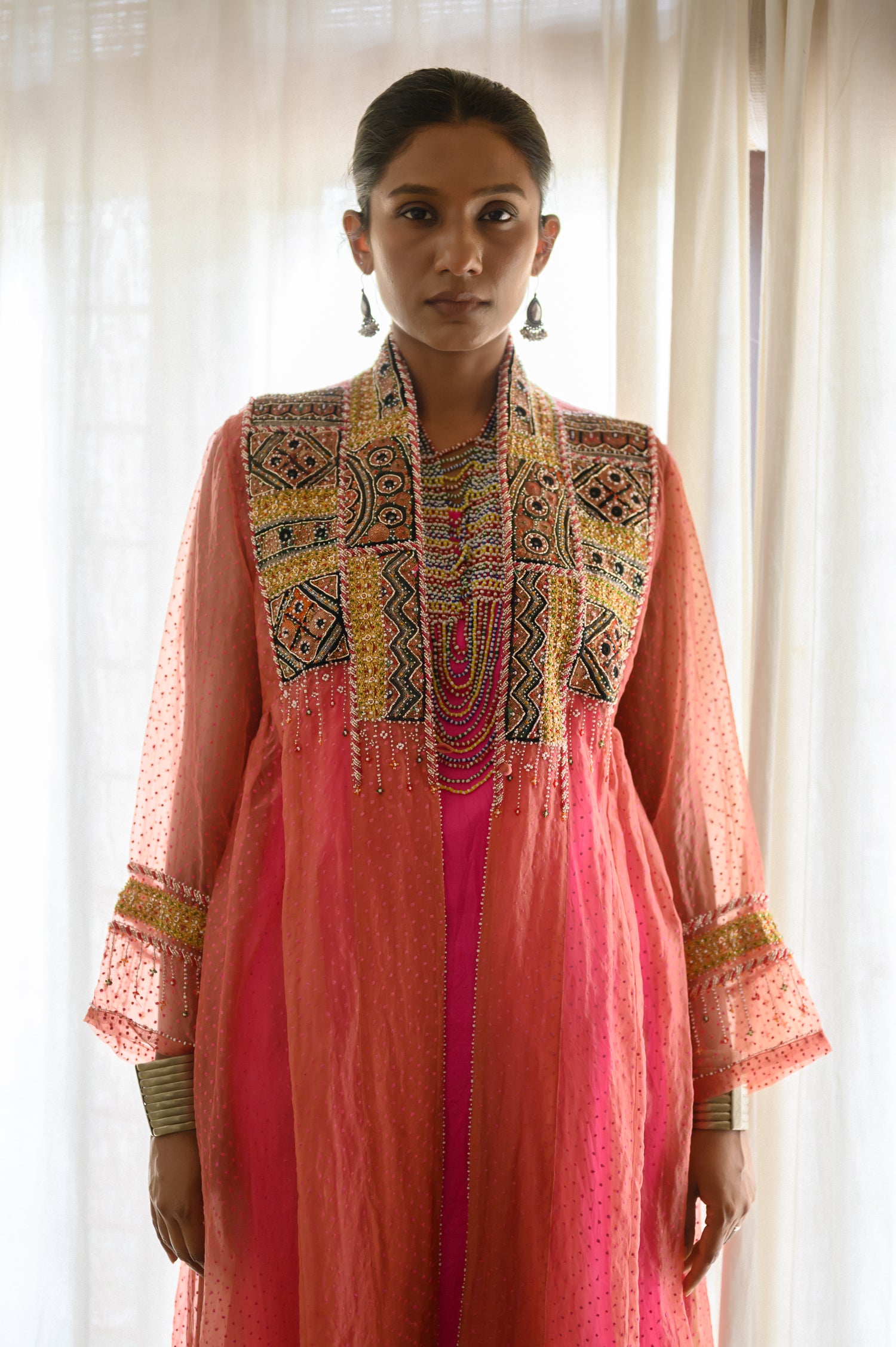 Balochi Jacket | Old Rose