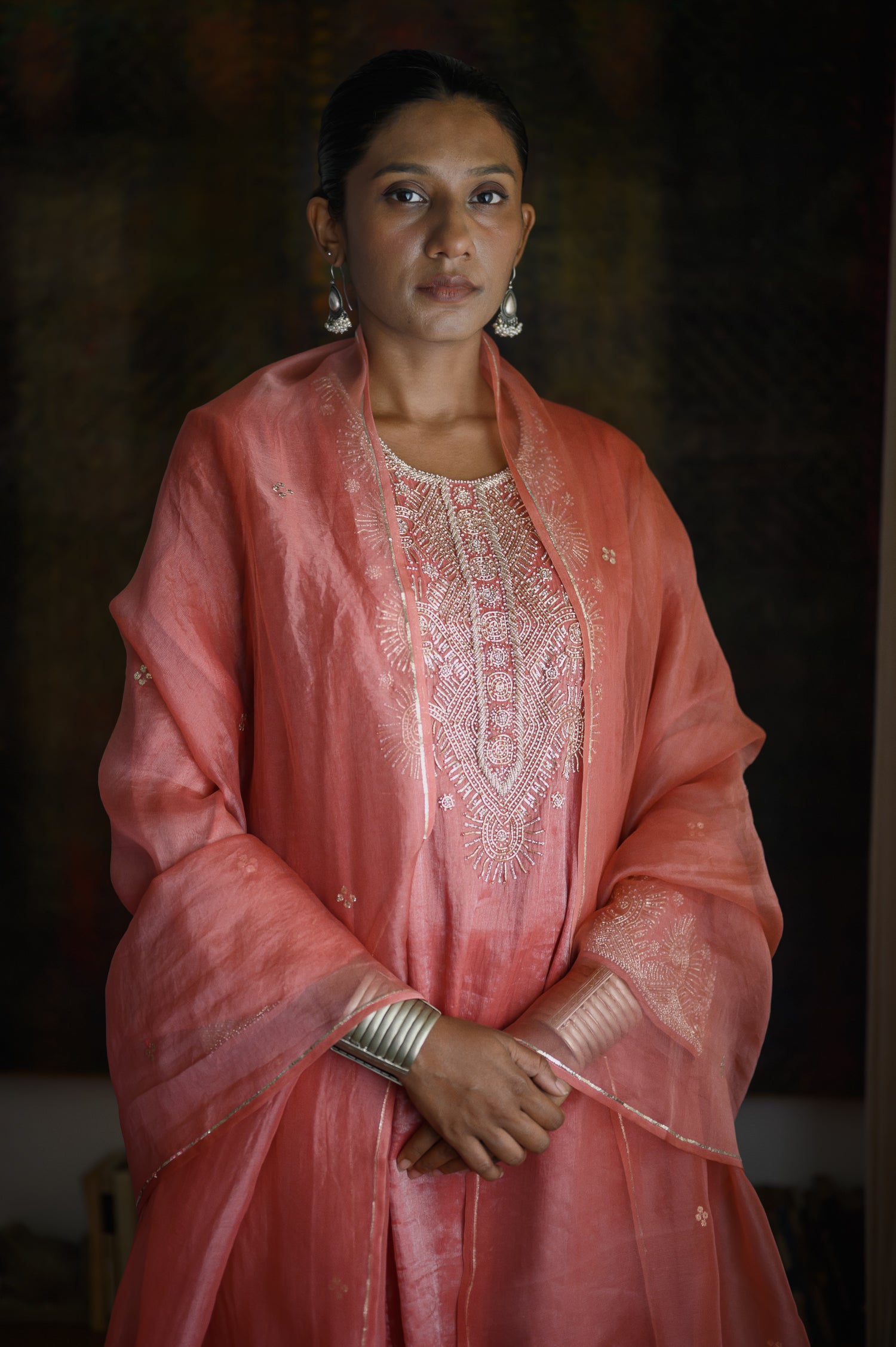 Sitara Kurta | Old Rose