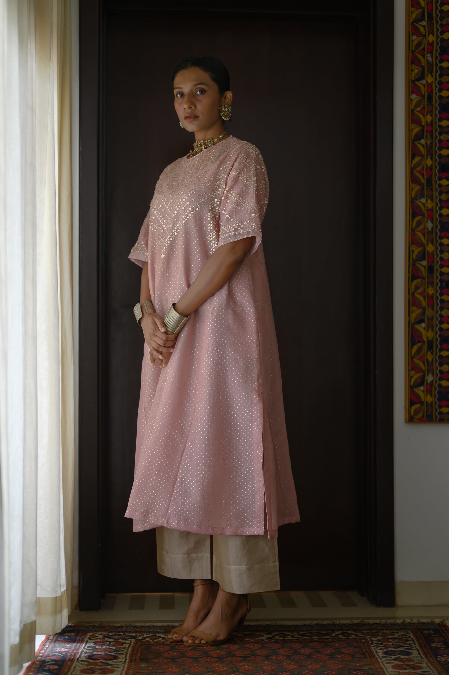 Nadiya Kurta | Onion Pink