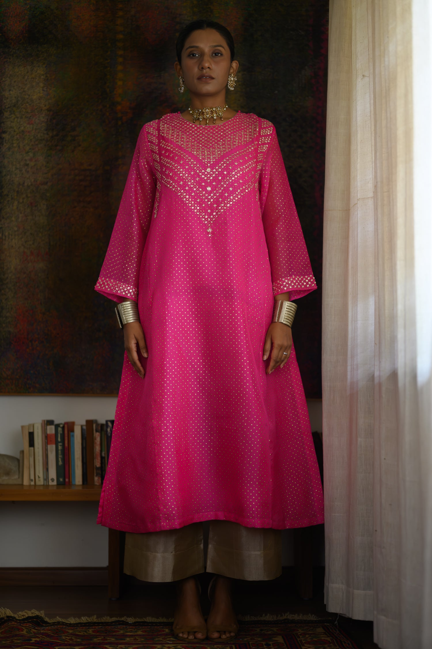 Nadiya Kurta | Hot Pink