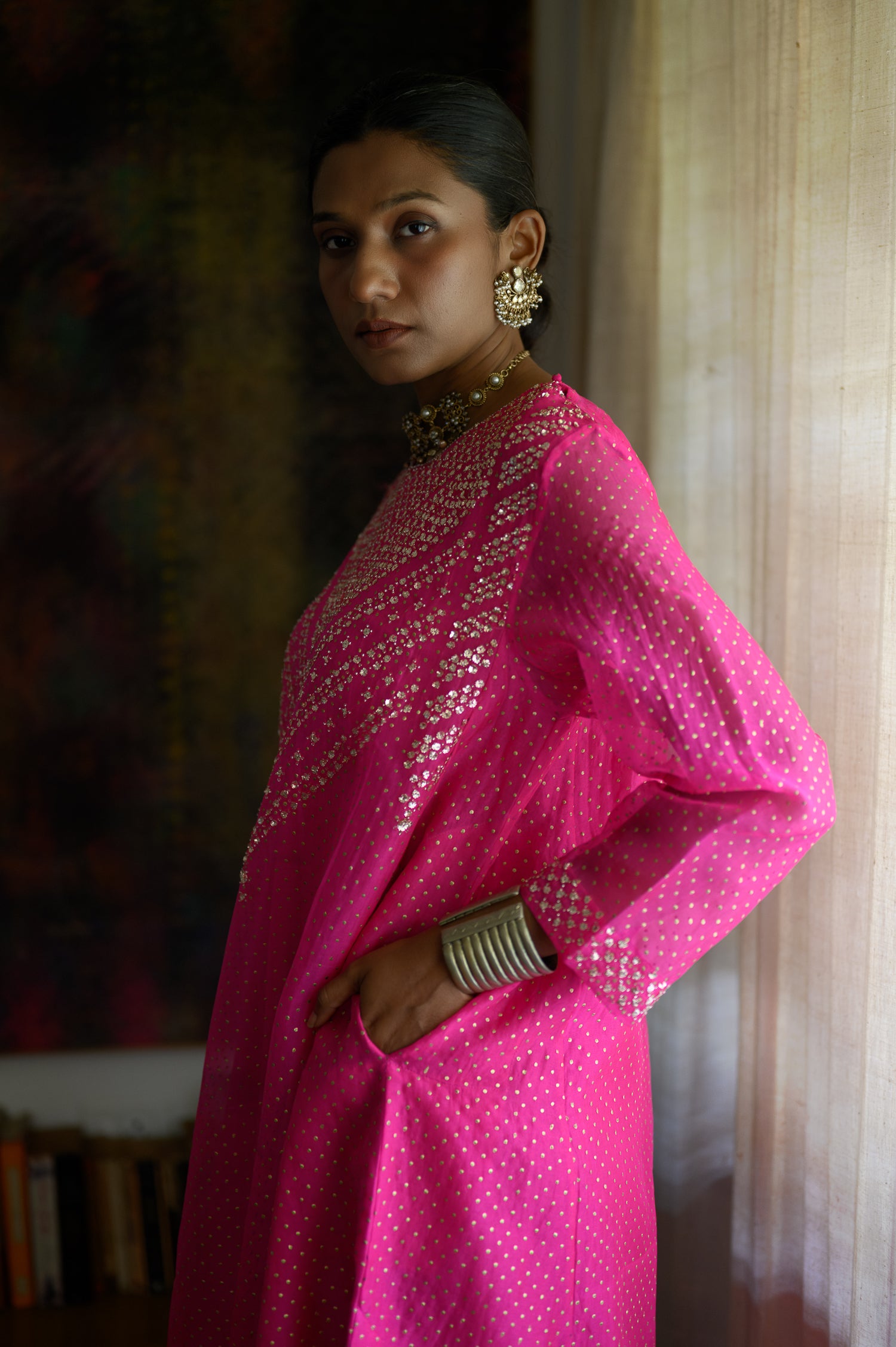 Nadiya Kurta | Hot Pink