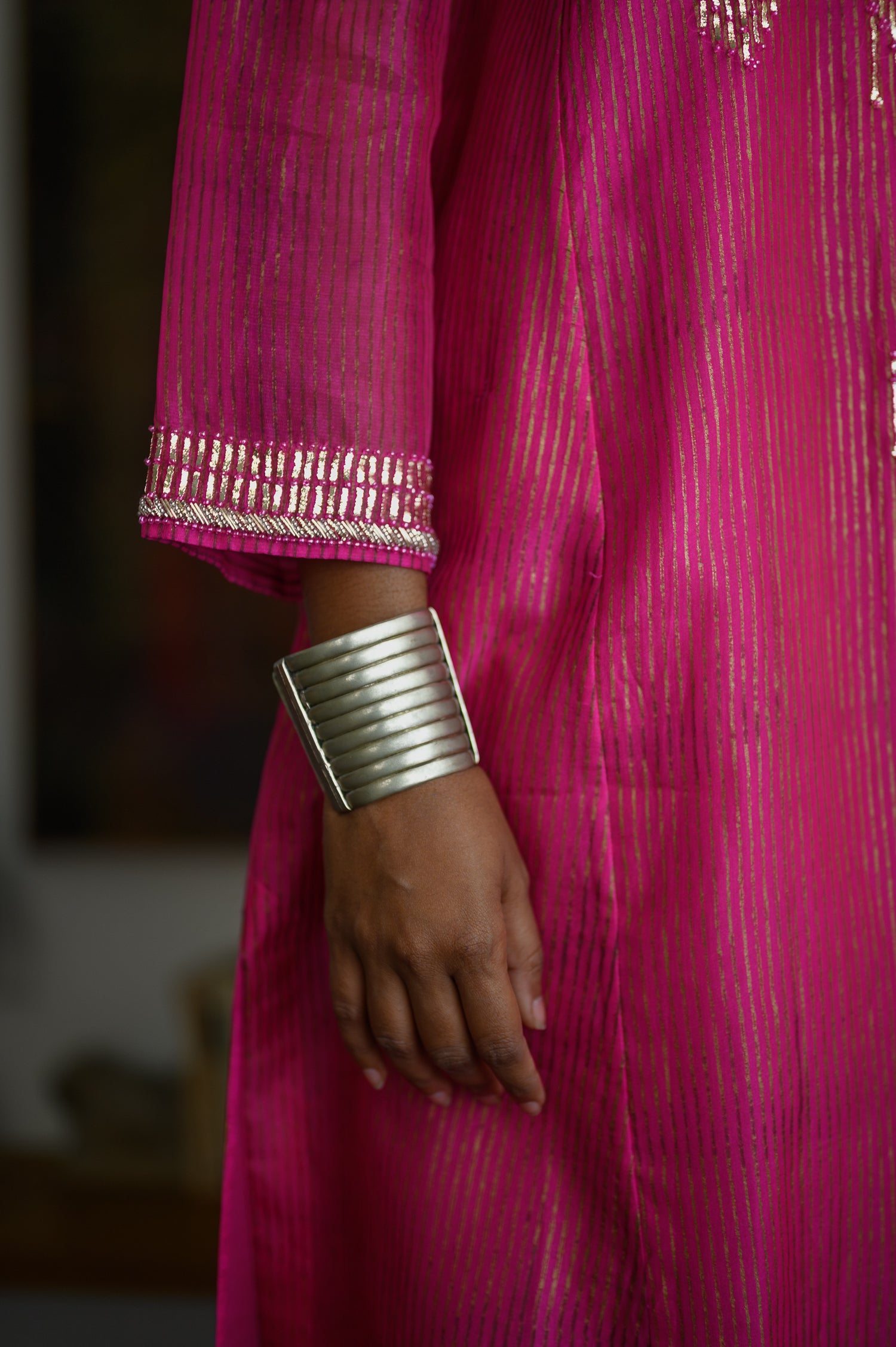 Deco Kurta | Hot Pink